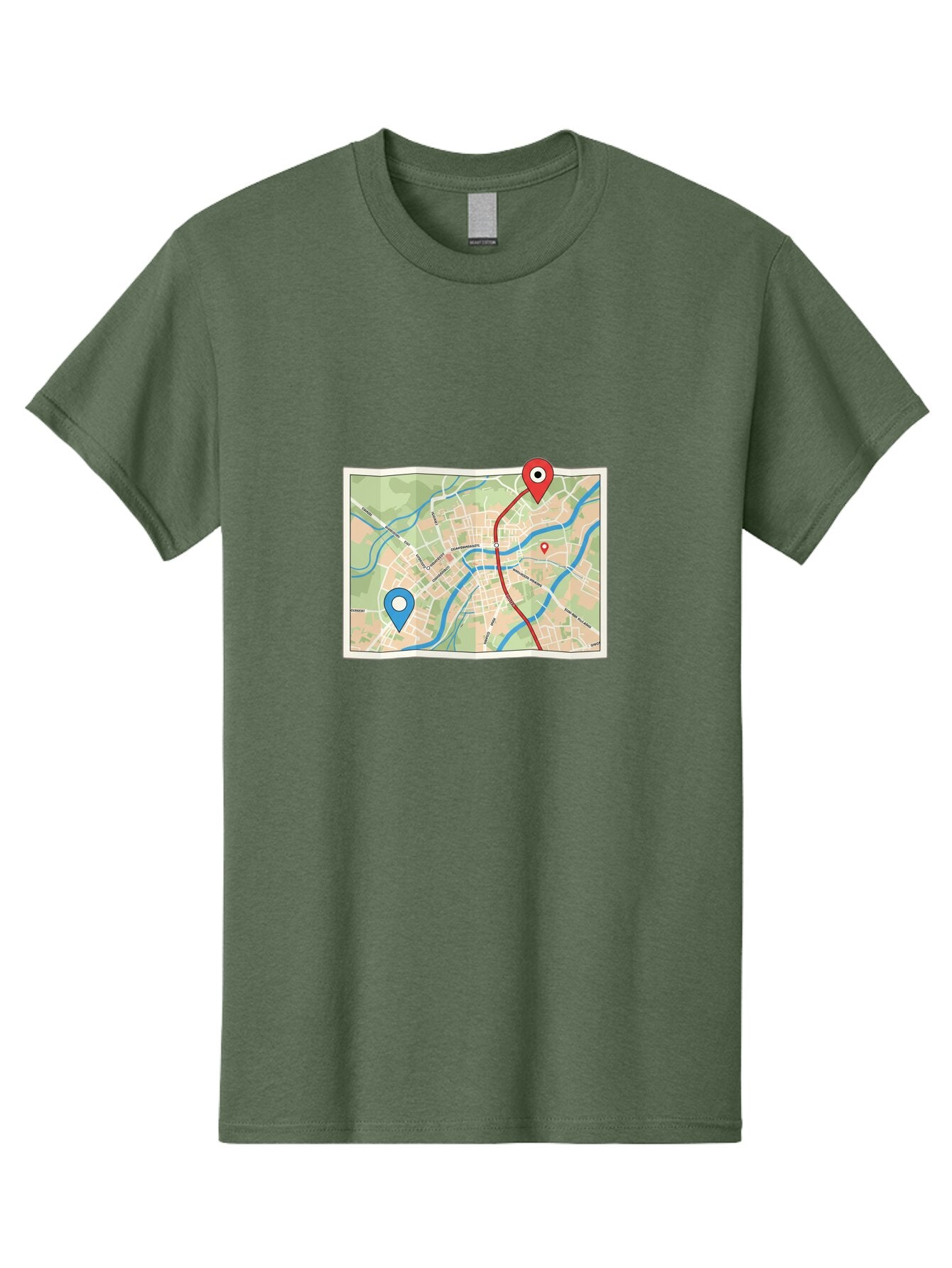 Map-With-Route Men'S Graphic Tee, 100% Cotton, Comfortable Casual Summer Wear, Machine Washable, Vintage Camera, Old Camera, Antique Camera, Black Camera, Classic Photography, Photography Equipment, Nostalgic Device, Film Camera, Camera Art Bam835 3