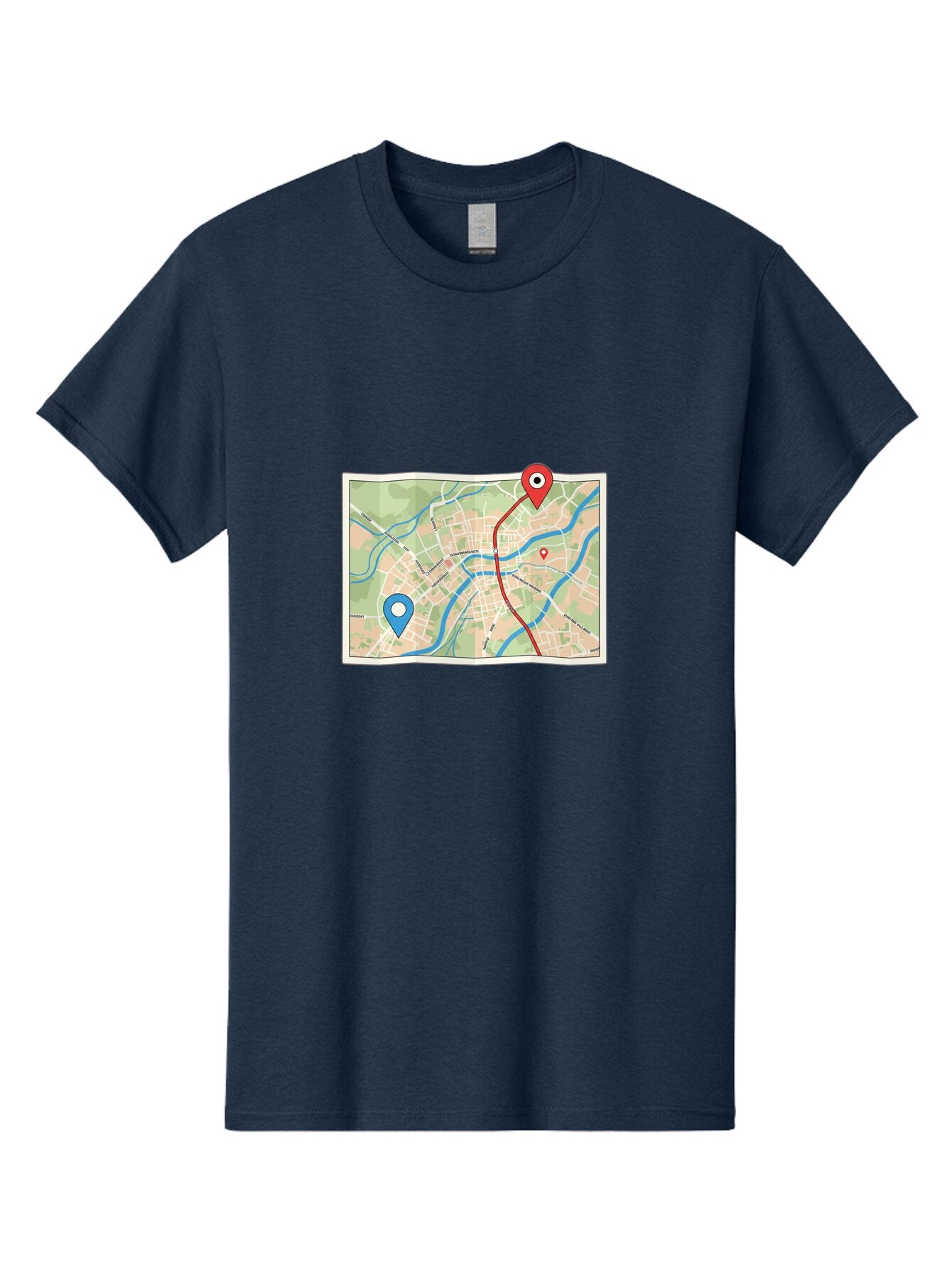 Map-With-Route Men'S Graphic Tee, 100% Cotton, Comfortable Casual Summer Wear, Machine Washable, Vintage Camera, Old Camera, Antique Camera, Black Camera, Classic Photography, Photography Equipment, Nostalgic Device, Film Camera, Camera Art Bam835 4