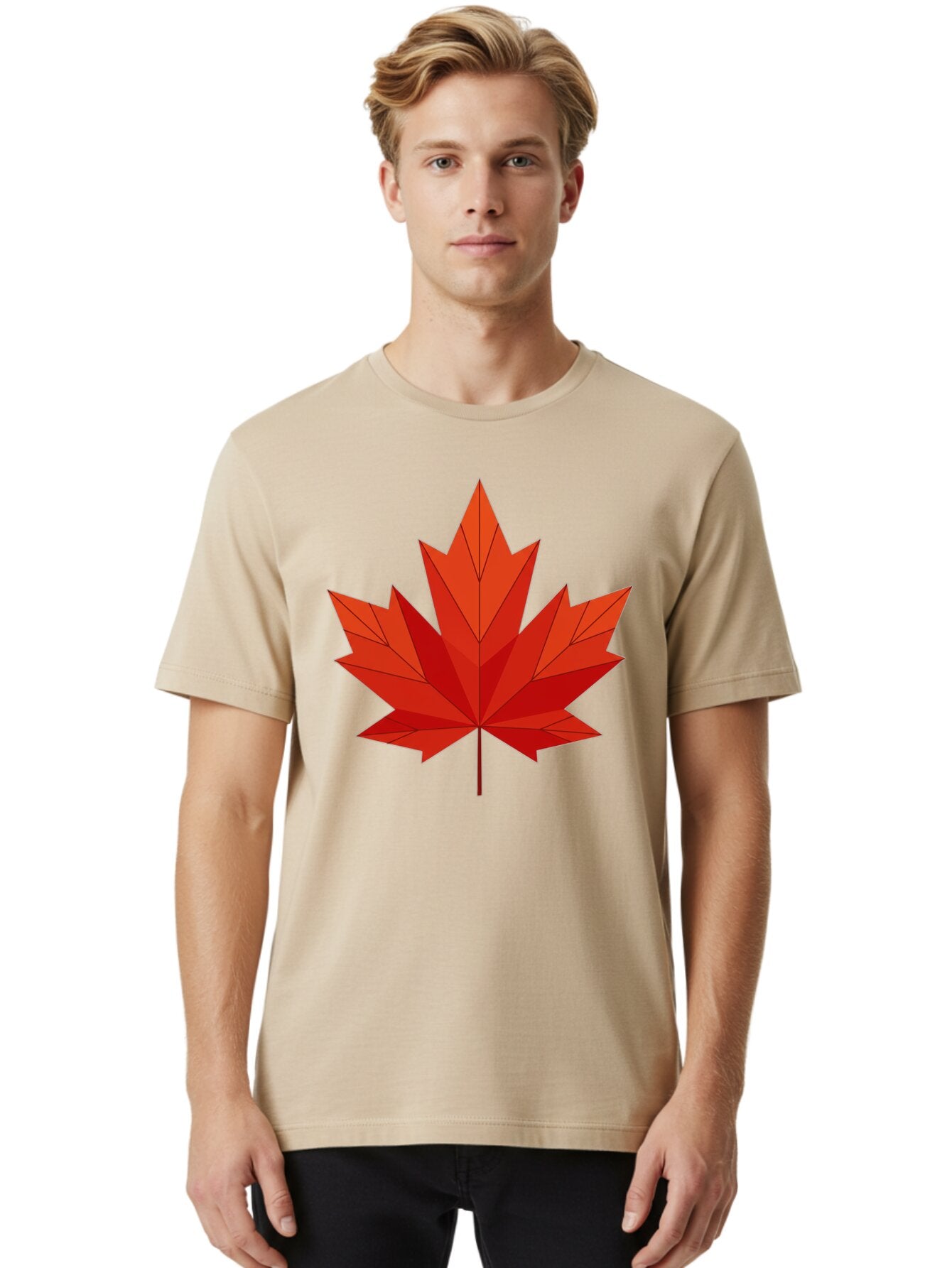 Maple-Leaf Men'S Graphic Tee, 100% Cotton, Comfortable Casual Summer Wear, Machine Washable, Vintage Camera, Old Camera, Antique Camera, Black Camera, Classic Photography, Photography Equipment, Nostalgic Device, Film Camera, Camera Art Bam837 24