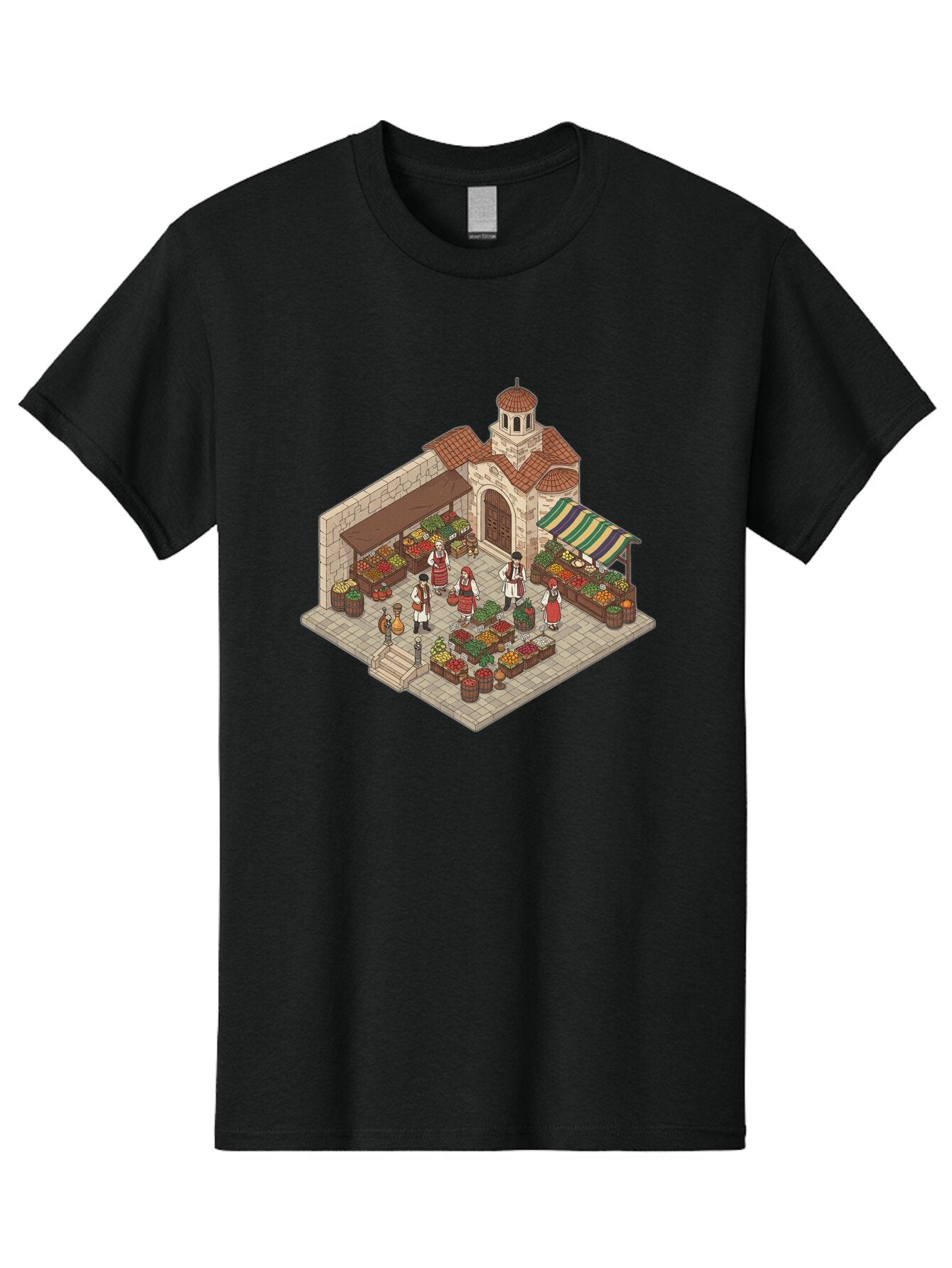 Market-Scene Men'S Graphic Tee, 100% Cotton, Comfortable Casual Summer Wear, Machine Washable, Vintage Camera, Old Camera, Antique Camera, Black Camera, Classic Photography, Photography Equipment, Nostalgic Device, Film Camera, Camera Art Bam838 6