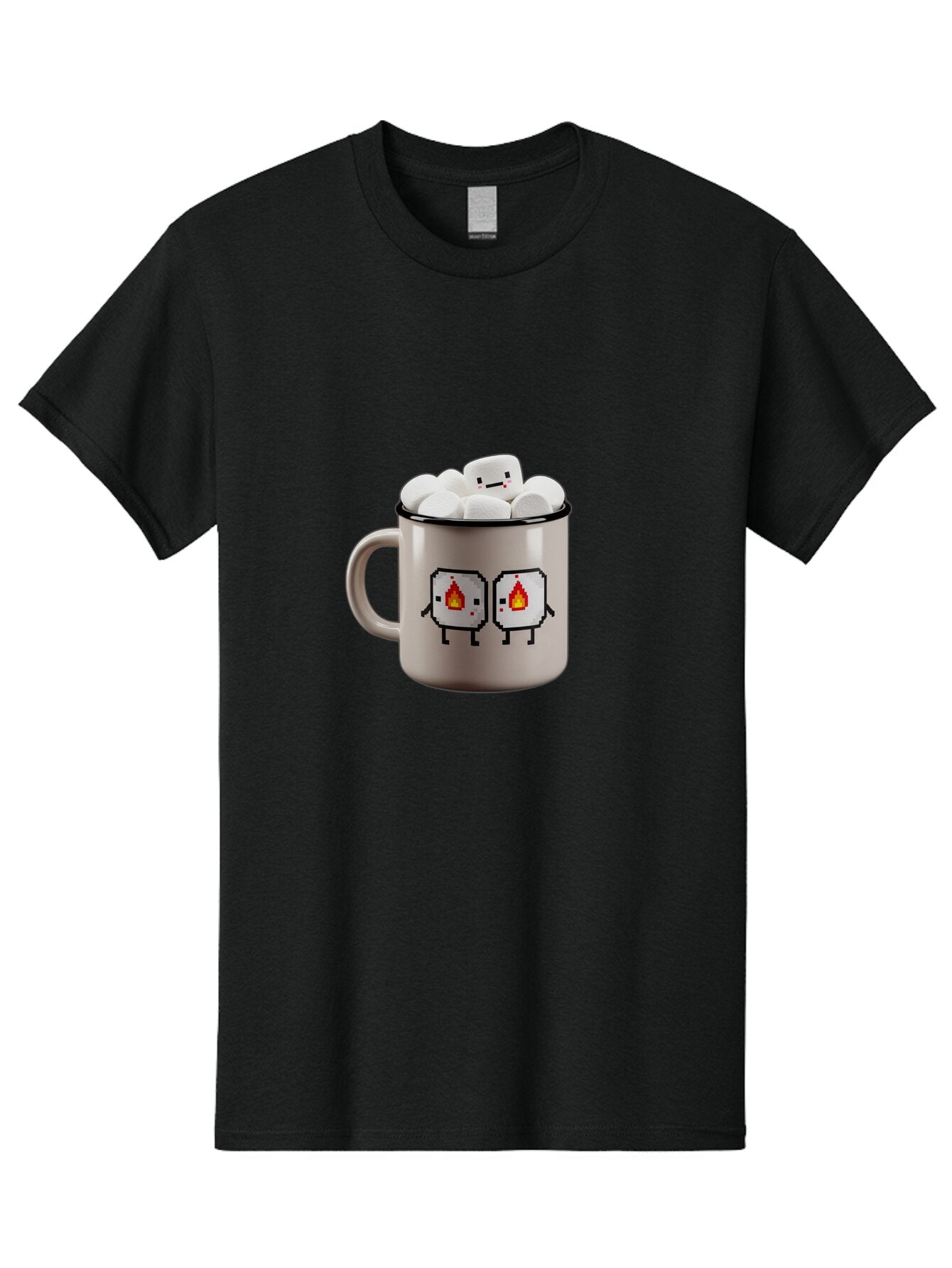 Marshmallow-Mug Men'S Graphic Tee, 100% Cotton, Comfortable Casual Summer Wear, Machine Washable, Vintage Camera, Old Camera, Antique Camera, Black Camera, Classic Photography, Photography Equipment, Nostalgic Device, Film Camera, Camera Art Bam845 6