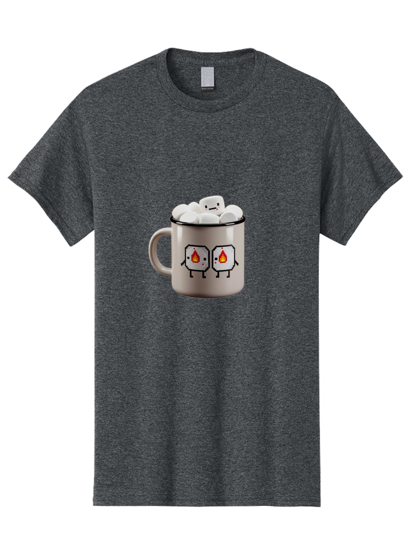 Marshmallow-Mug Men'S Graphic Tee, 100% Cotton, Comfortable Casual Summer Wear, Machine Washable, Vintage Camera, Old Camera, Antique Camera, Black Camera, Classic Photography, Photography Equipment, Nostalgic Device, Film Camera, Camera Art Bam845 15