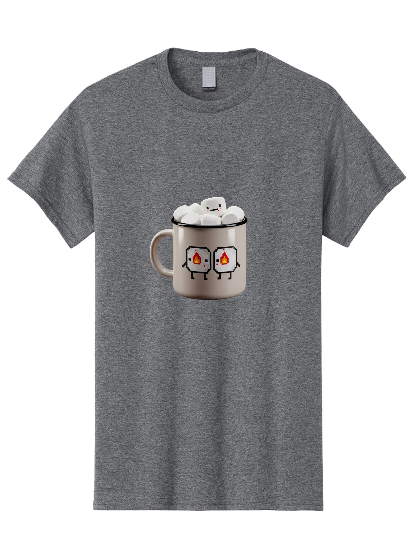 Marshmallow-Mug Men'S Graphic Tee, 100% Cotton, Comfortable Casual Summer Wear, Machine Washable, Vintage Camera, Old Camera, Antique Camera, Black Camera, Classic Photography, Photography Equipment, Nostalgic Device, Film Camera, Camera Art Bam845 10