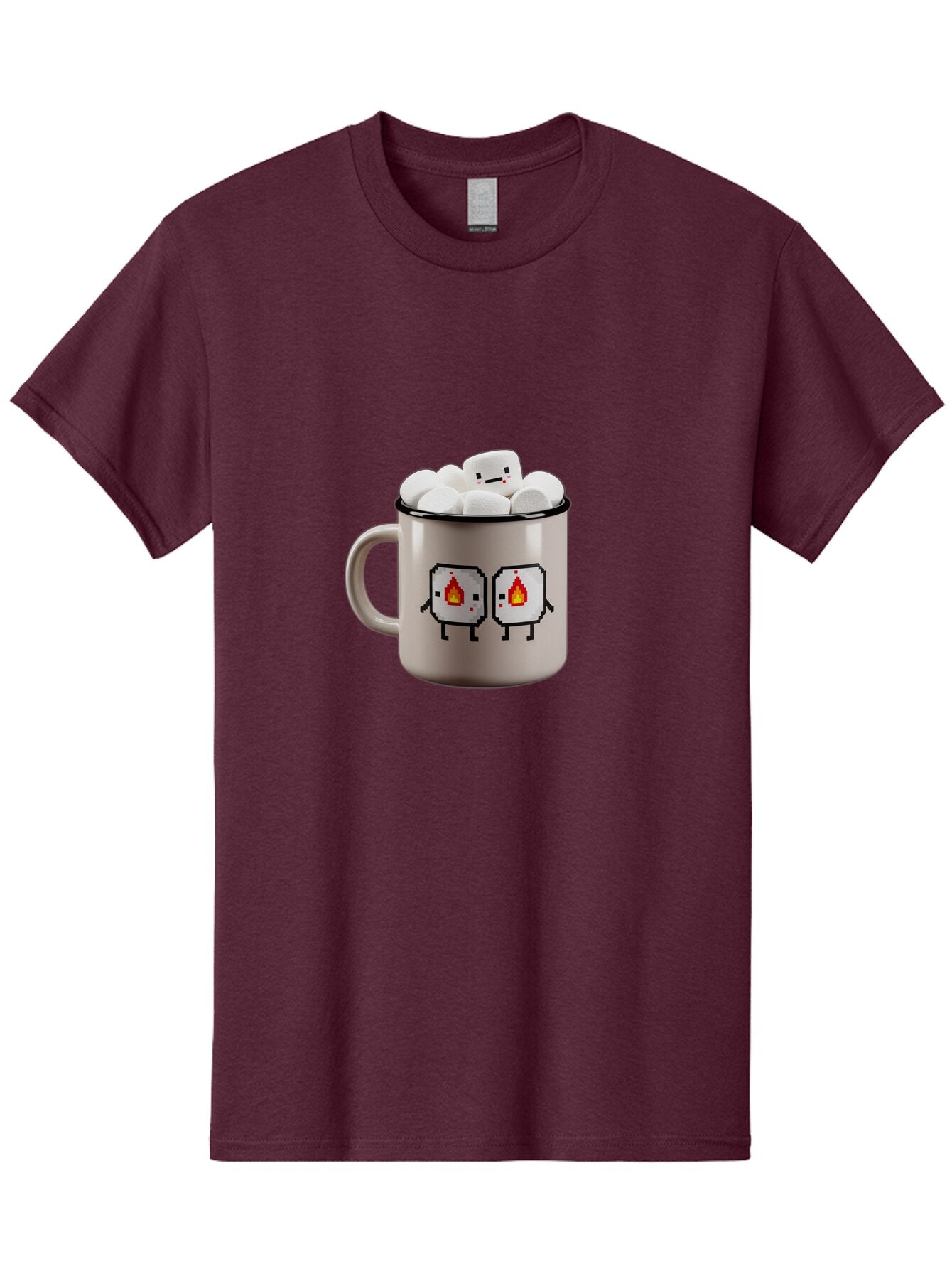 Marshmallow-Mug Men'S Graphic Tee, 100% Cotton, Comfortable Casual Summer Wear, Machine Washable, Vintage Camera, Old Camera, Antique Camera, Black Camera, Classic Photography, Photography Equipment, Nostalgic Device, Film Camera, Camera Art Bam845 11