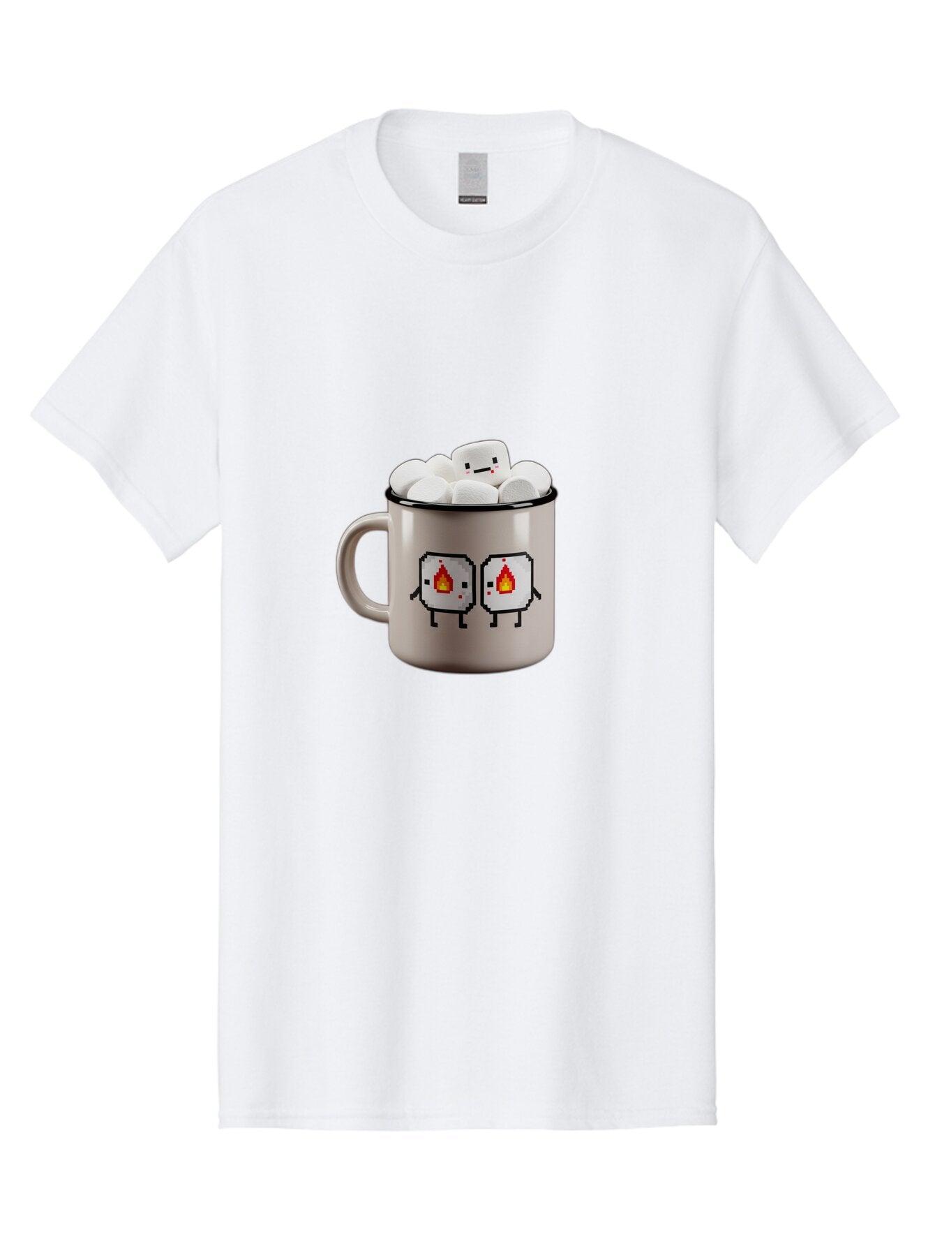 Marshmallow-Mug Men'S Graphic Tee, 100% Cotton, Comfortable Casual Summer Wear, Machine Washable, Vintage Camera, Old Camera, Antique Camera, Black Camera, Classic Photography, Photography Equipment, Nostalgic Device, Film Camera, Camera Art Bam845 14