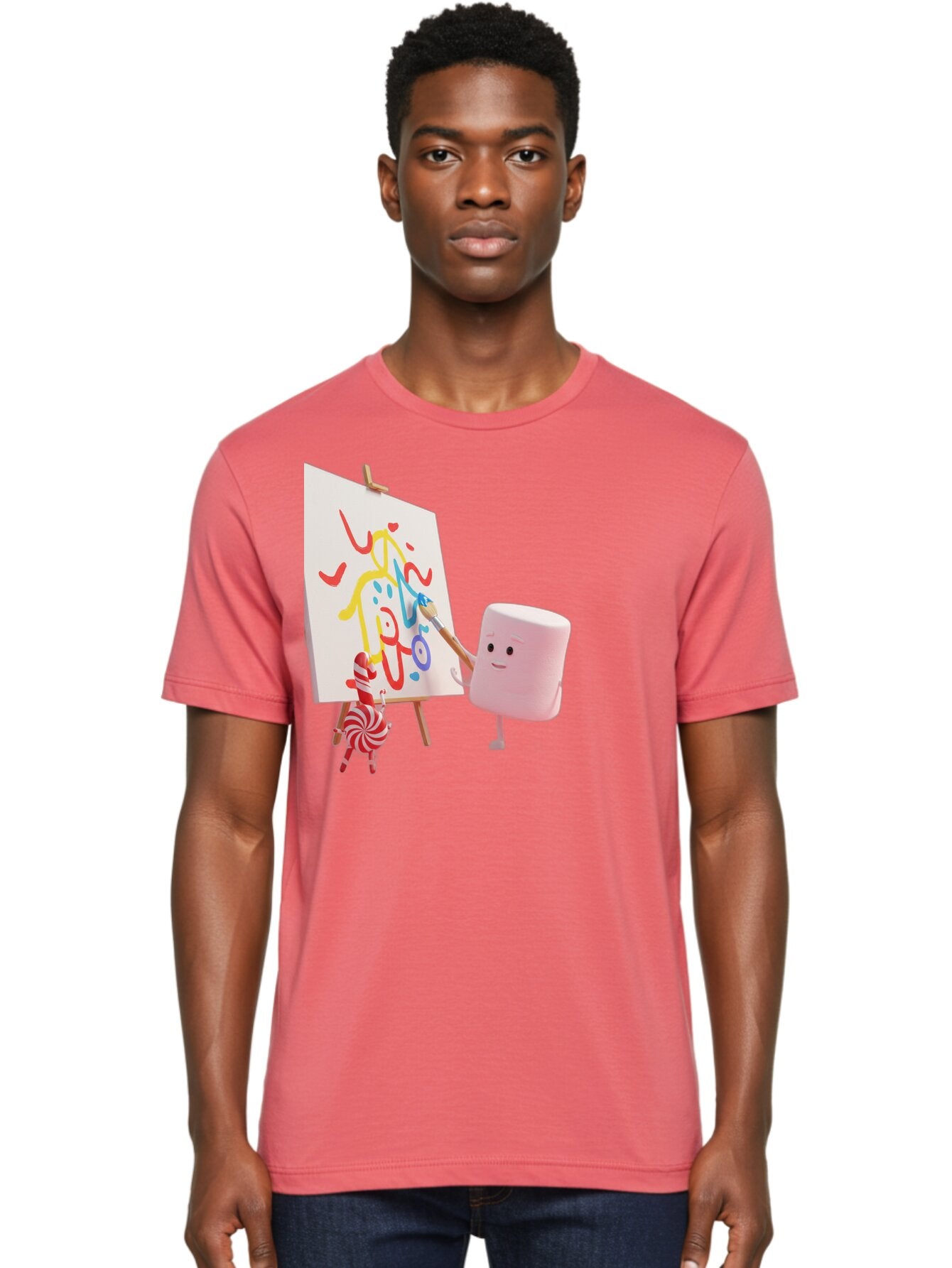 Marshmallow-Painter Men'S Graphic Tee, 100% Cotton, Comfortable Casual Summer Wear, Machine Washable, Vintage Camera, Old Camera, Antique Camera, Black Camera, Classic Photography, Photography Equipment, Nostalgic Device, Film Camera, Bam846 16