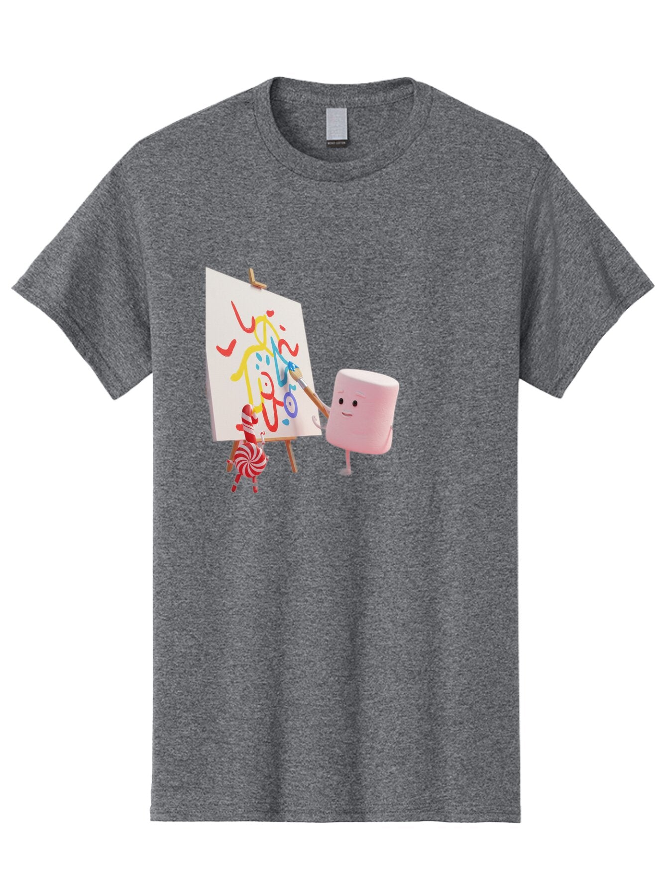 Marshmallow-Painter Men'S Graphic Tee, 100% Cotton, Comfortable Casual Summer Wear, Machine Washable, Vintage Camera, Old Camera, Antique Camera, Black Camera, Classic Photography, Photography Equipment, Nostalgic Device, Film Camera, Bam846