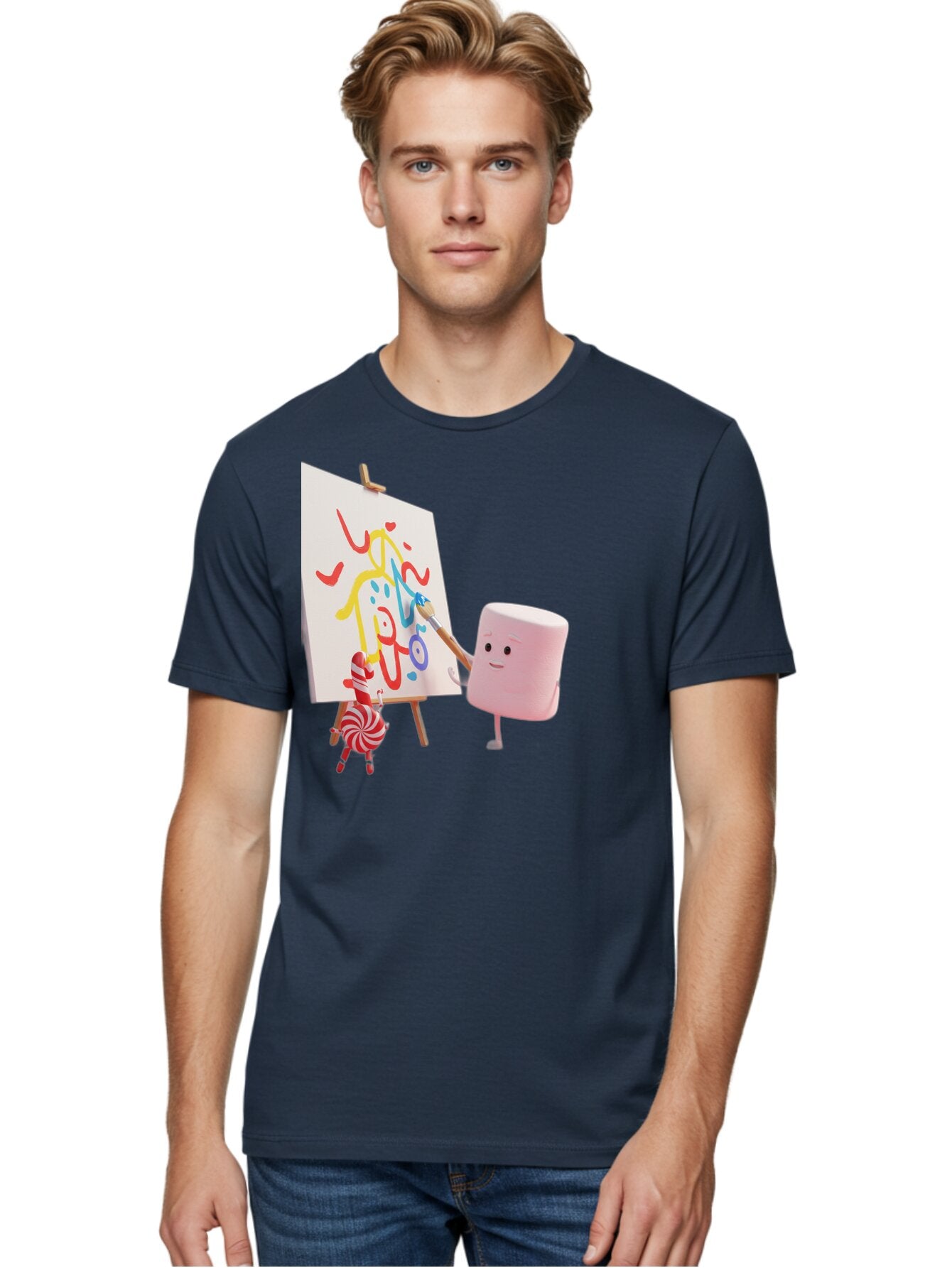 Marshmallow-Painter Men'S Graphic Tee, 100% Cotton, Comfortable Casual Summer Wear, Machine Washable, Vintage Camera, Old Camera, Antique Camera, Black Camera, Classic Photography, Photography Equipment, Nostalgic Device, Film Camera, Bam846 26