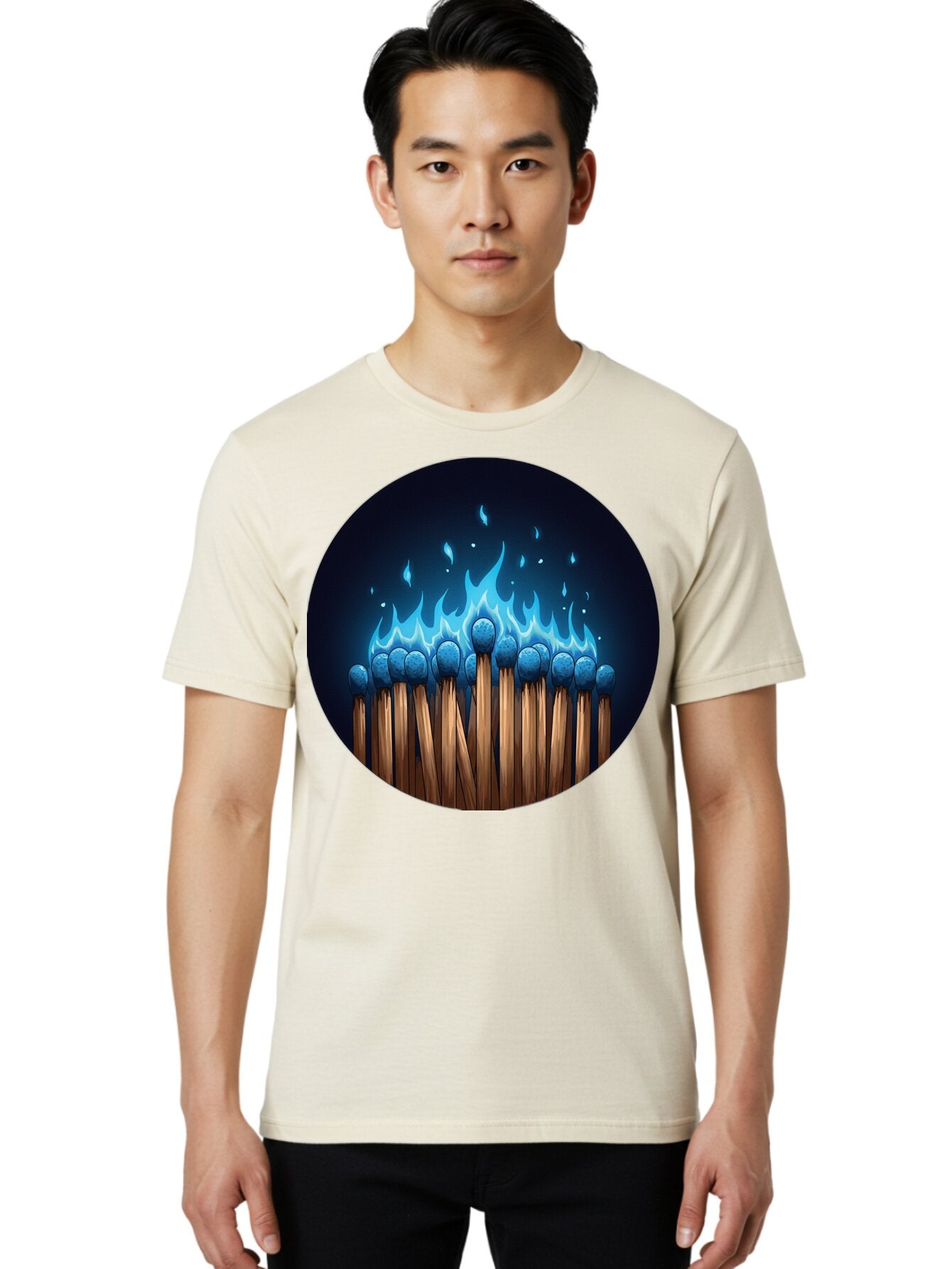 Matches-On-Fire Men'S Graphic Tee, 100% Cotton, Comfortable Casual Summer Wear, Machine Washable, Vintage Camera, Old Camera, Antique Camera, Black Camera, Classic Photography, Photography Equipment, Nostalgic Device, Film Camera, Camera Art Bam849 23