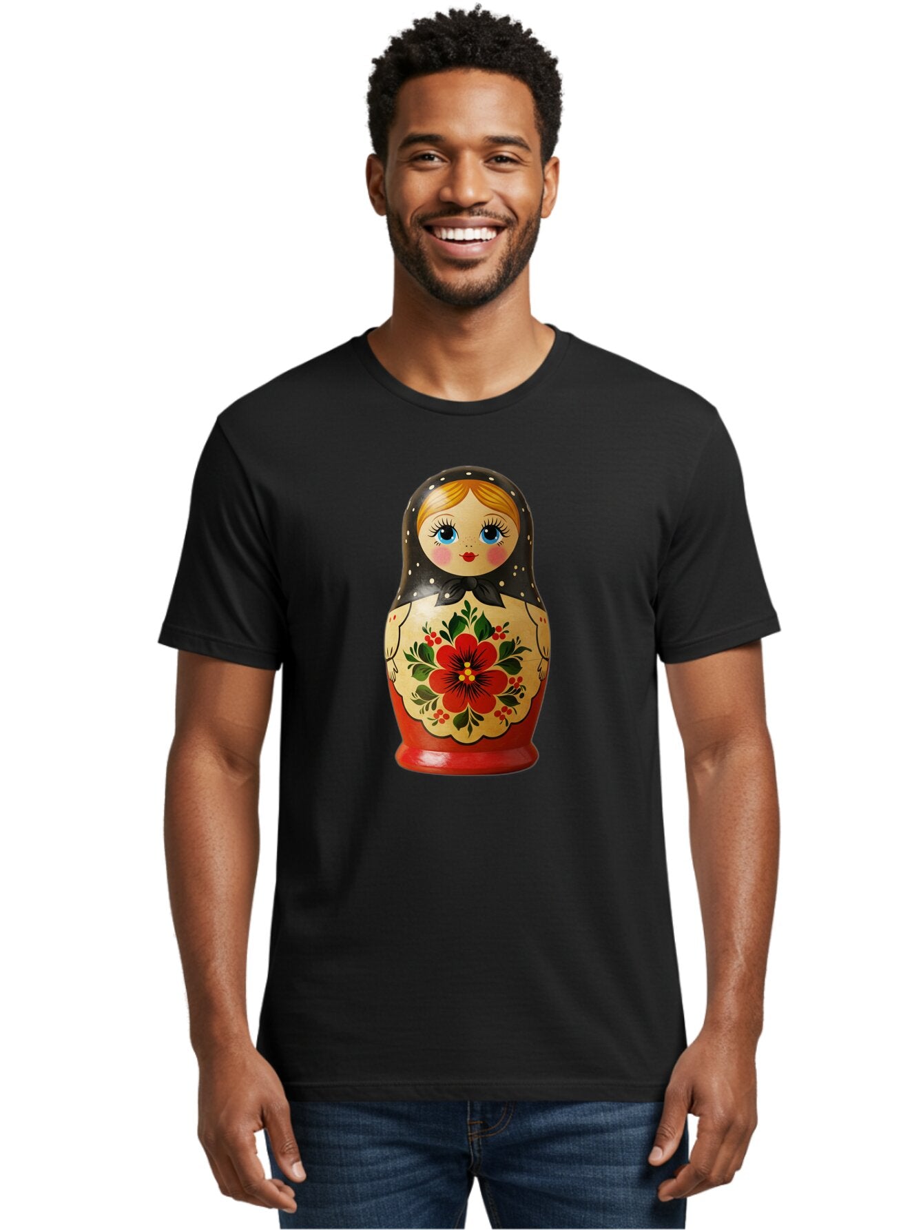 Matryoshka-Doll Men'S Graphic Tee, 100% Cotton, Comfortable Casual Summer Wear, Machine Washable, Vintage Camera, Old Camera, Antique Camera, Black Camera, Classic Photography, Photography Equipment, Nostalgic Device, Film Camera, Camera Art Bam850 30