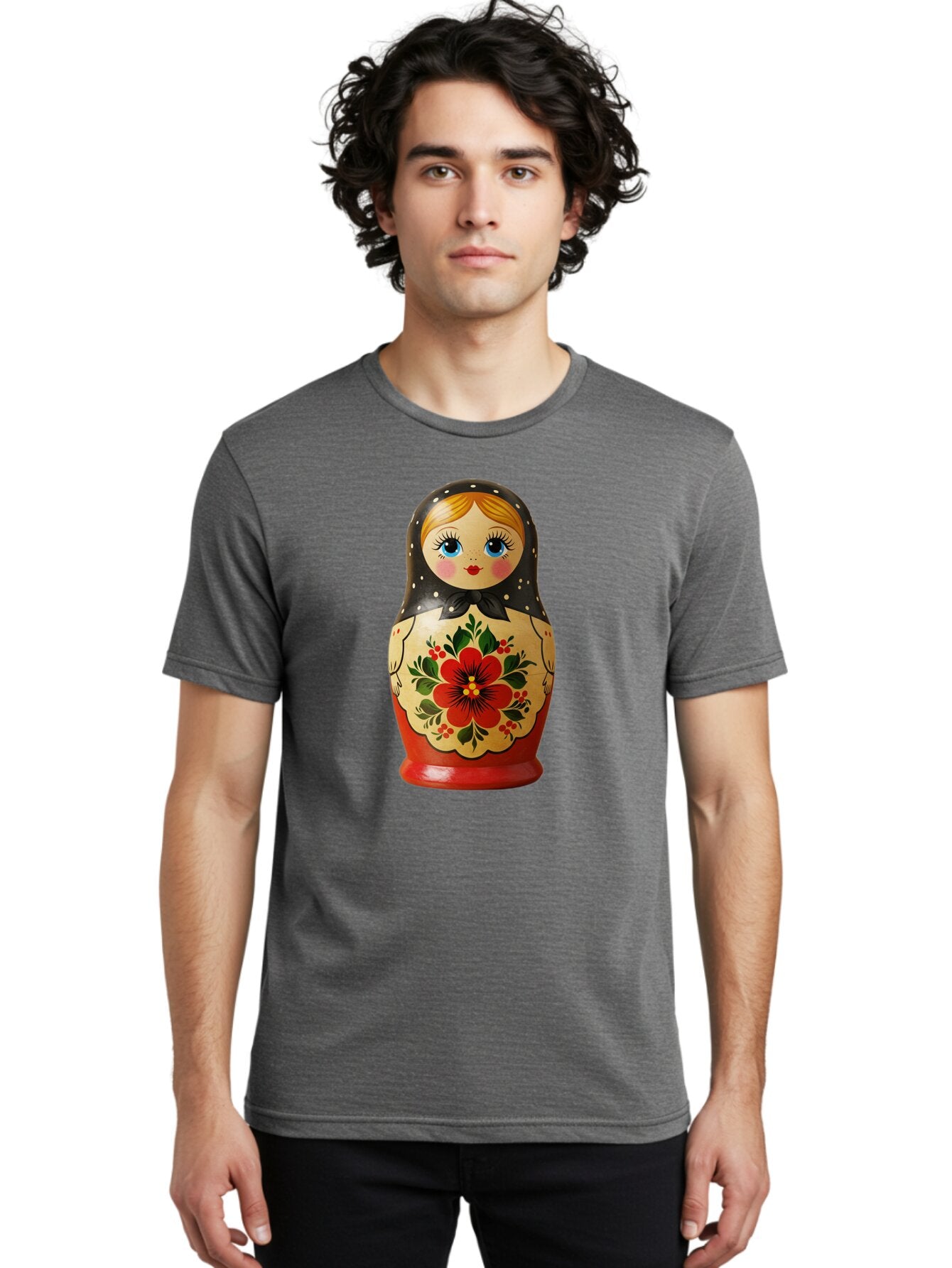 Matryoshka-Doll Men'S Graphic Tee, 100% Cotton, Comfortable Casual Summer Wear, Machine Washable, Vintage Camera, Old Camera, Antique Camera, Black Camera, Classic Photography, Photography Equipment, Nostalgic Device, Film Camera, Camera Art Bam850 25