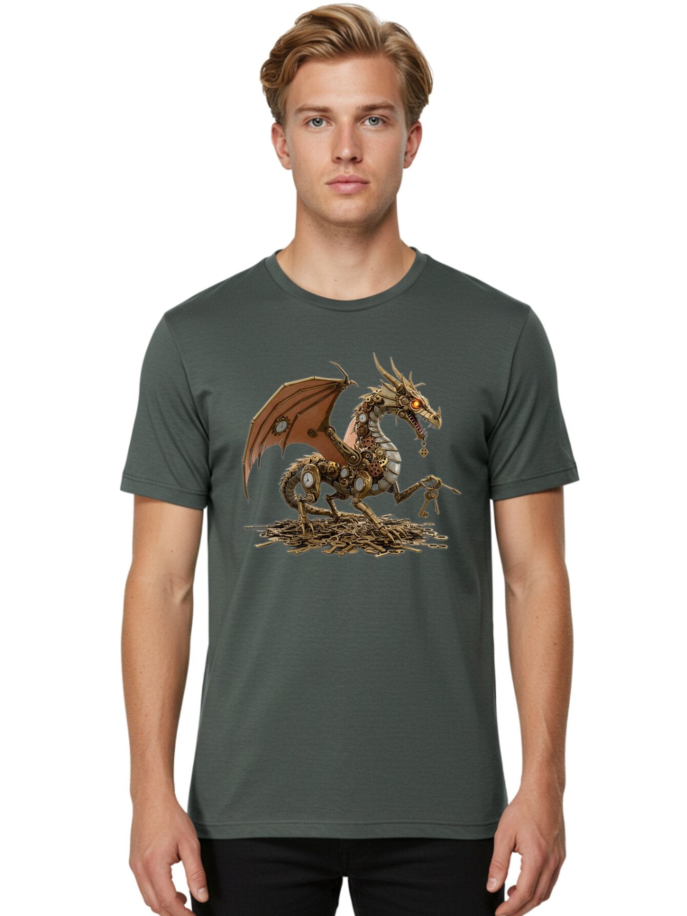 Mechanical-Dragon Men'S Graphic Tee, 100% Cotton, Comfortable Casual Summer Wear, Machine Washable, Vintage Camera, Old Camera, Antique Camera, Black Camera, Classic Photography, Photography Equipment, Nostalgic Device, Film Camera, Camera Art Bam852 26
