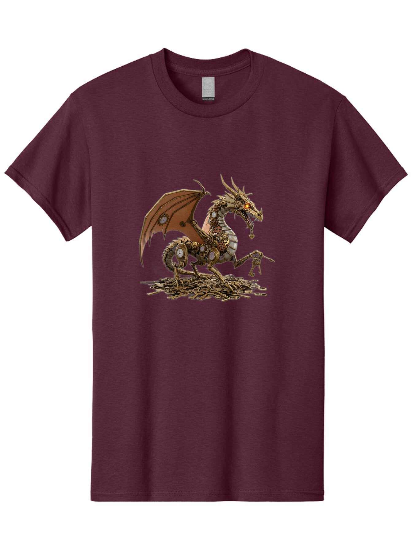 Mechanical-Dragon Men'S Graphic Tee, 100% Cotton, Comfortable Casual Summer Wear, Machine Washable, Vintage Camera, Old Camera, Antique Camera, Black Camera, Classic Photography, Photography Equipment, Nostalgic Device, Film Camera, Camera Art Bam852