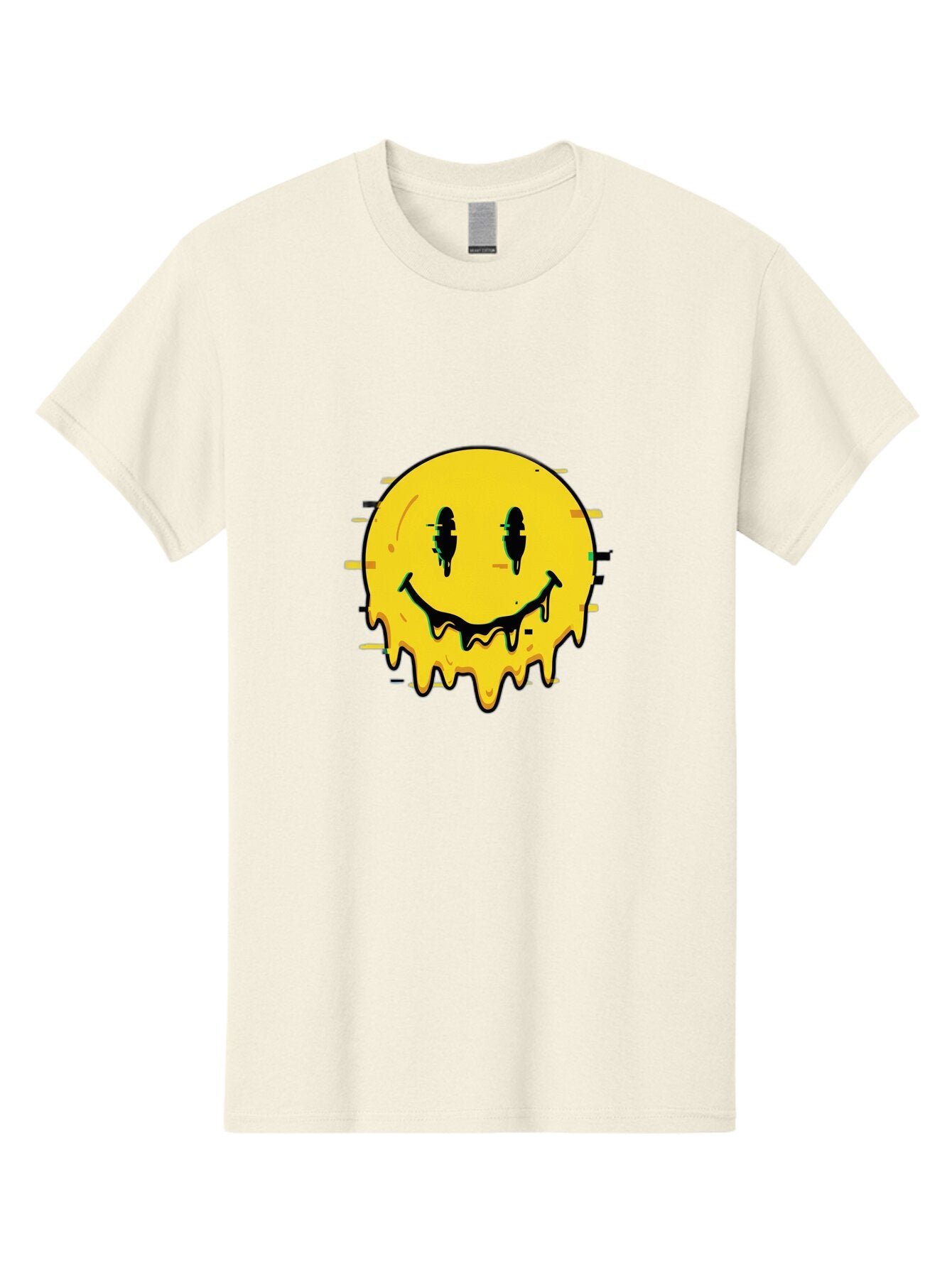 Melted-Smiley-Face-1 Men'S Graphic Tee, 100% Cotton, Comfortable Casual Summer Wear, Machine Washable, Vintage Camera, Old Camera, Antique Camera, Black Camera, Classic Photography, Photography Equipment, Nostalgic Device, Film Camera, Bam856 13