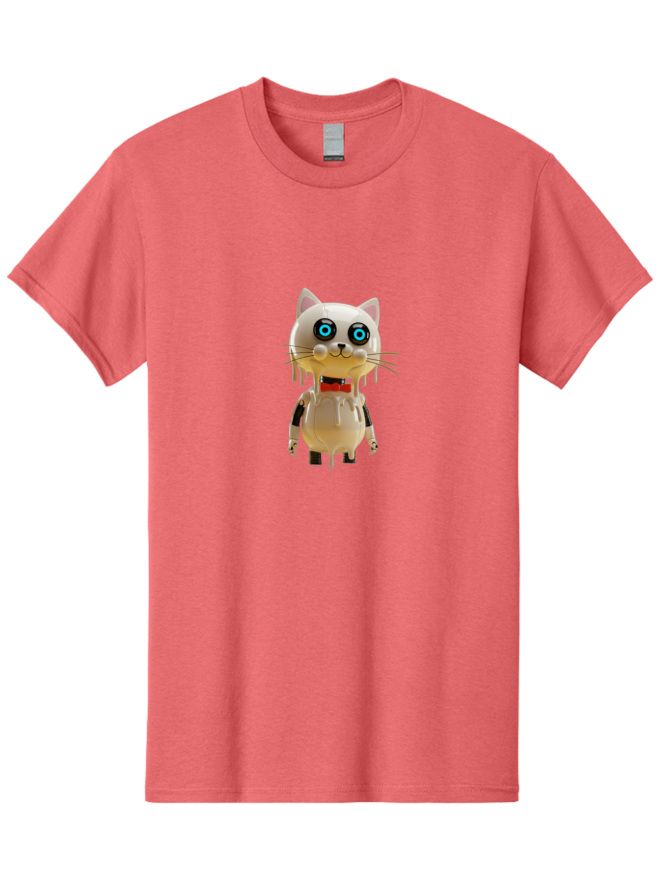 Melting-Cat-Robot Men'S Graphic Tee, 100% Cotton, Comfortable Casual Summer Wear, Machine Washable, Vintage Camera, Old Camera, Antique Camera, Black Camera, Classic Photography, Photography Equipment, Nostalgic Device, Film Camera, Camera Art Bam860 14