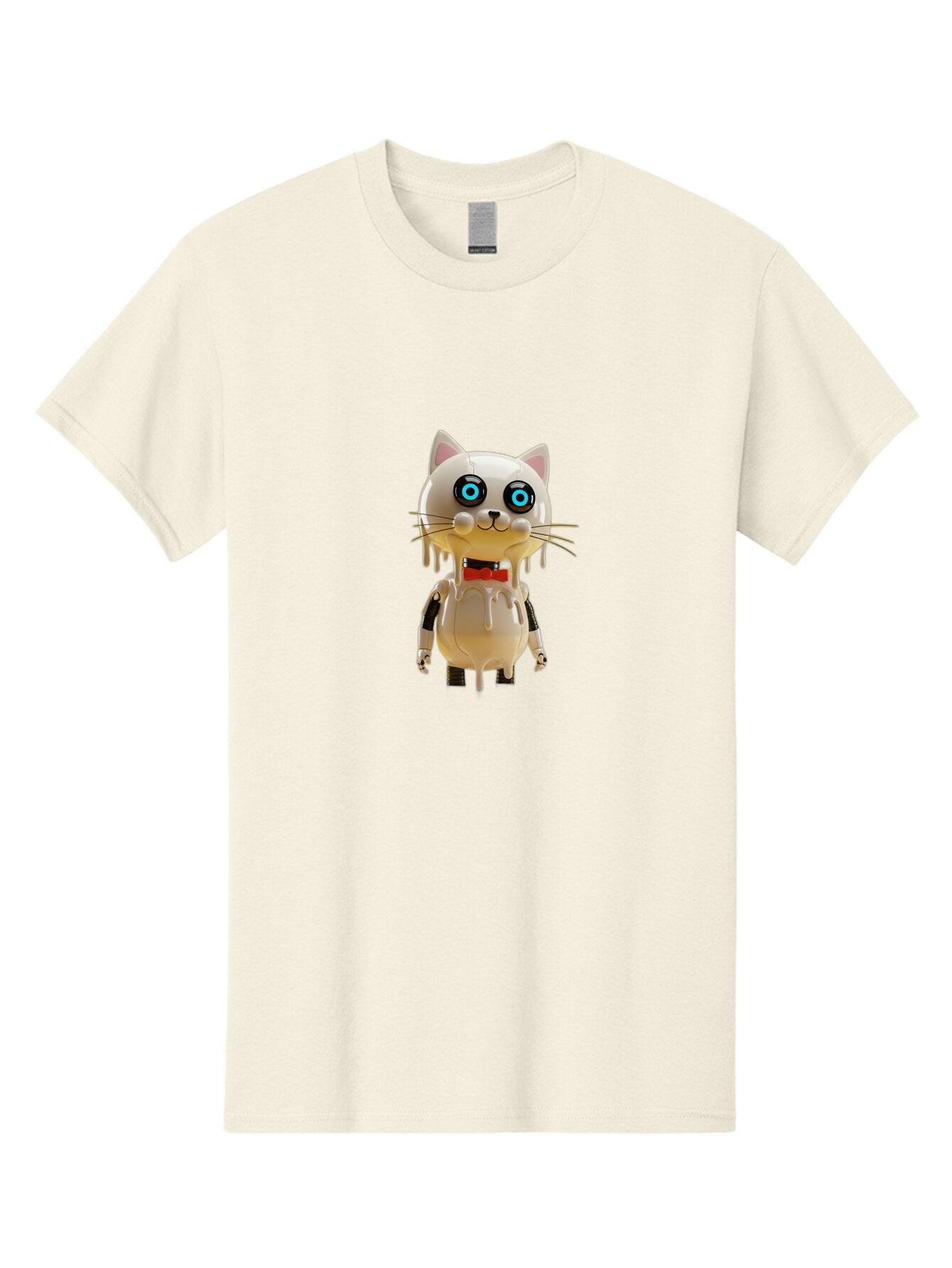 Melting-Cat-Robot Men'S Graphic Tee, 100% Cotton, Comfortable Casual Summer Wear, Machine Washable, Vintage Camera, Old Camera, Antique Camera, Black Camera, Classic Photography, Photography Equipment, Nostalgic Device, Film Camera, Camera Art Bam860 11