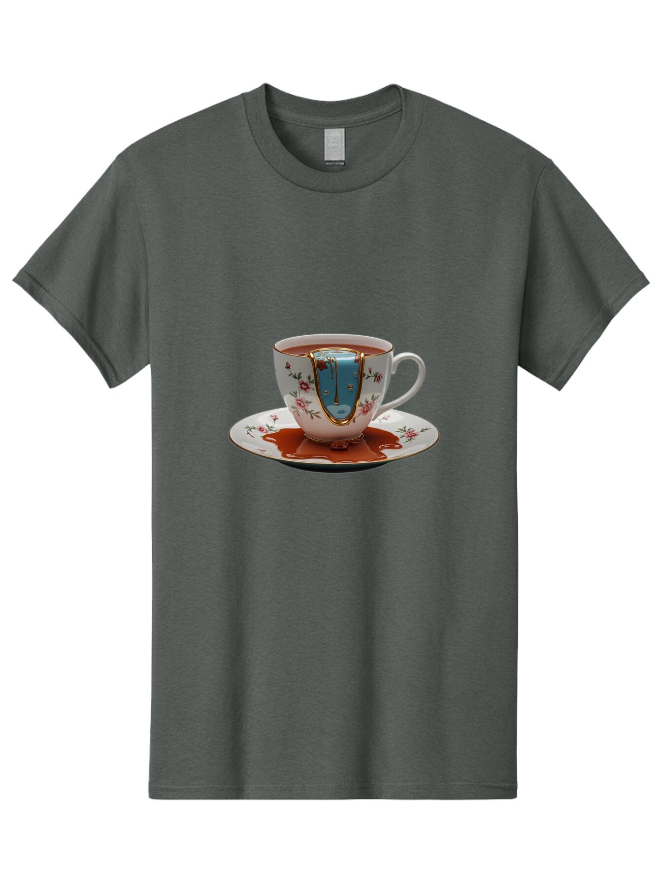 Melting-Coffee-Cup Men'S Graphic Tee, 100% Cotton, Comfortable Casual Summer Wear, Machine Washable, Vintage Camera, Old Camera, Antique Camera, Black Camera, Classic Photography, Photography Equipment, Nostalgic Device, Film Camera, Bam863 9