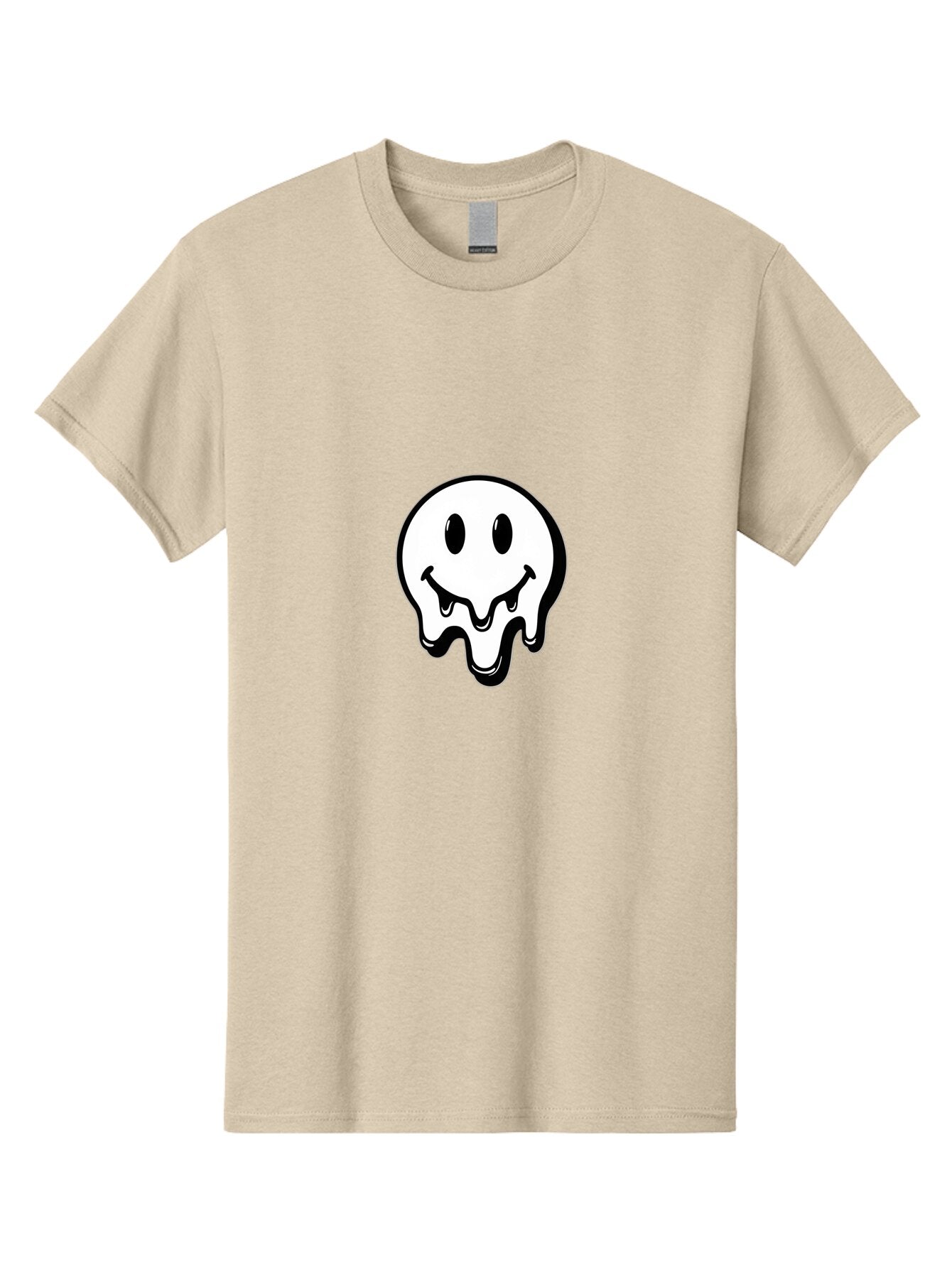 Melting-Smiley-2 Men'S Graphic Tee, 100% Cotton, Comfortable Casual Summer Wear, Machine Washable, Vintage Camera, Old Camera, Antique Camera, Black Camera, Classic Photography, Photography Equipment, Nostalgic Device, Film Camera, Camera Art Bam869 15