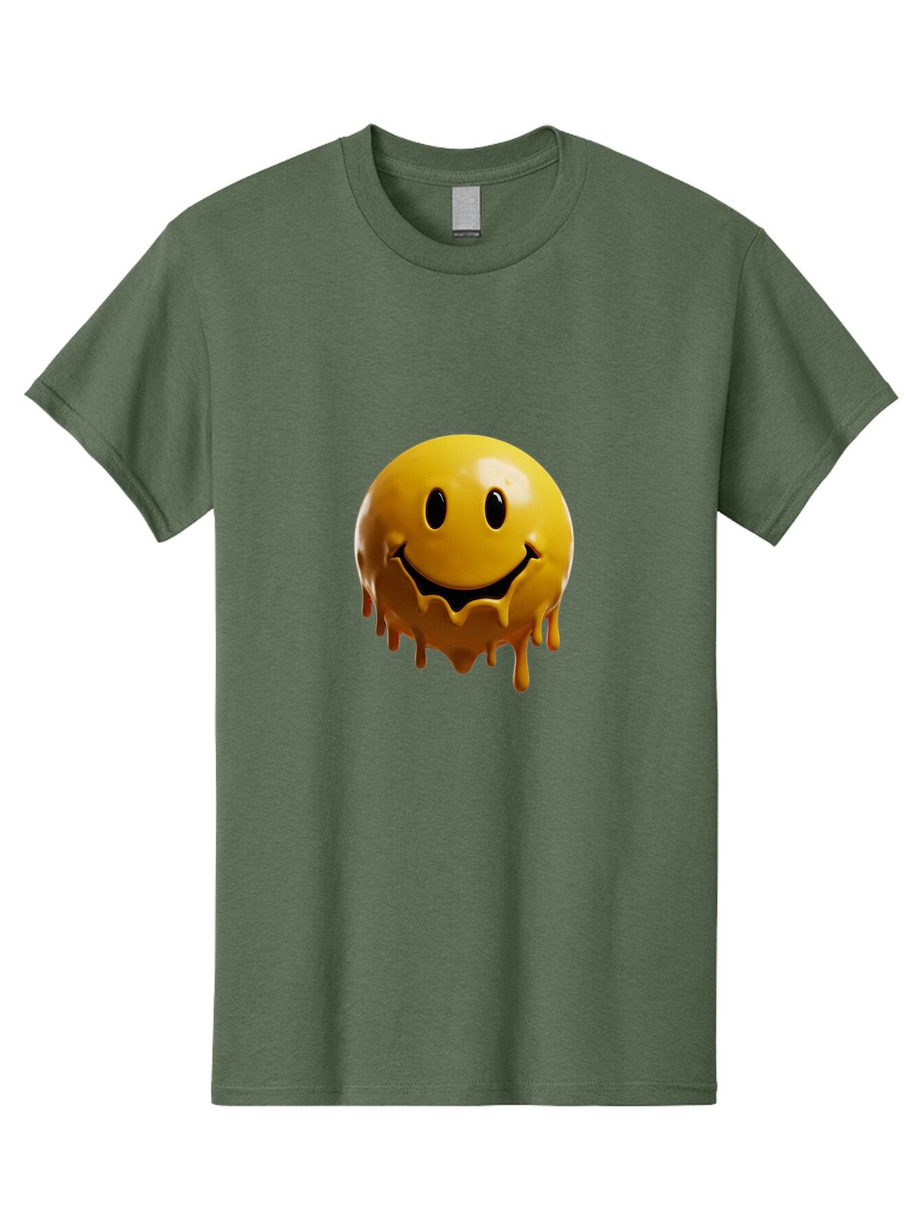 Melting-Smiley-3 Men'S Graphic Tee, 100% Cotton, Comfortable Casual Summer Wear, Machine Washable, Vintage Camera, Old Camera, Antique Camera, Black Camera, Classic Photography, Photography Equipment, Nostalgic Device, Film Camera, Camera Art Bam870 11