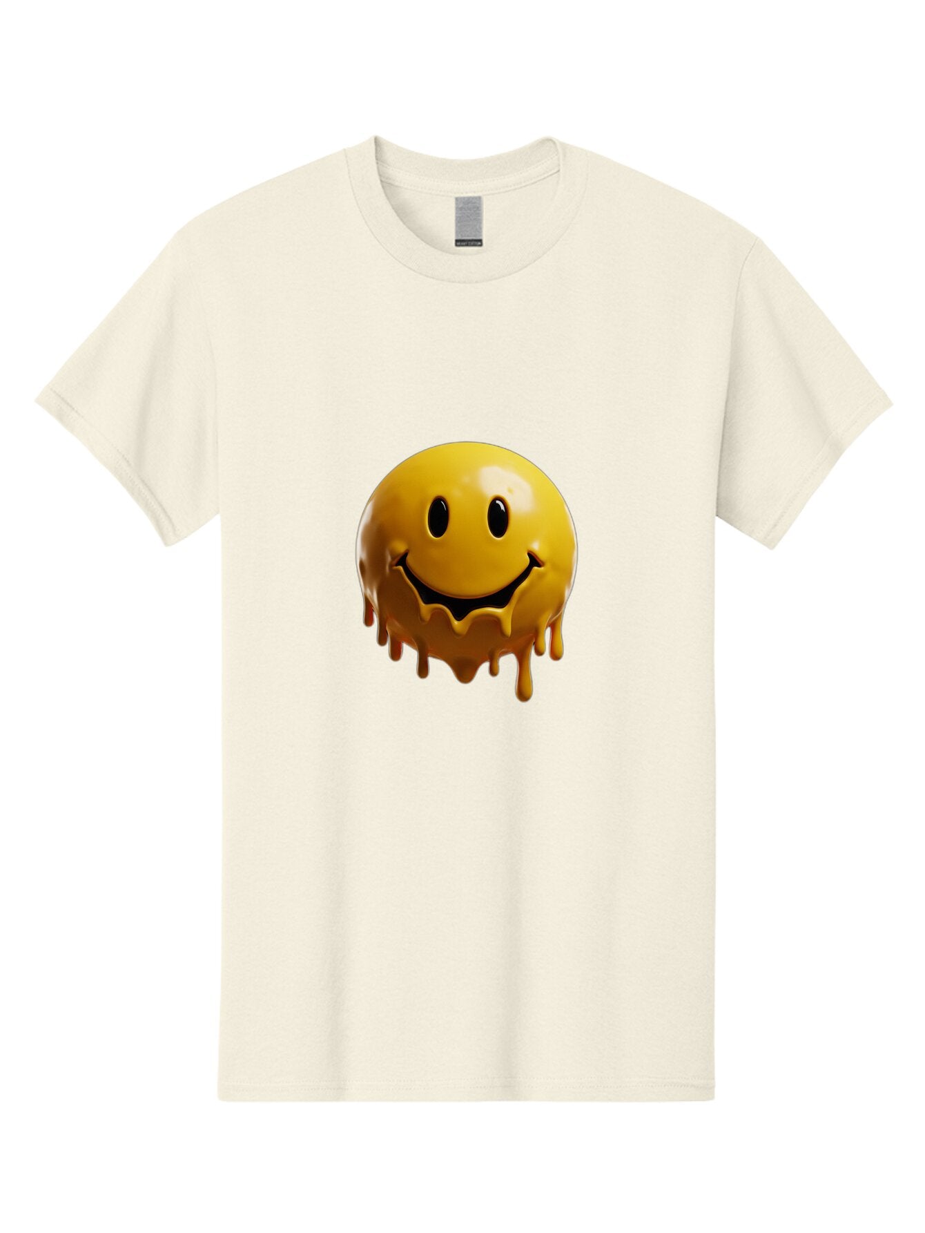 Melting-Smiley-3 Men'S Graphic Tee, 100% Cotton, Comfortable Casual Summer Wear, Machine Washable, Vintage Camera, Old Camera, Antique Camera, Black Camera, Classic Photography, Photography Equipment, Nostalgic Device, Film Camera, Camera Art Bam870 9