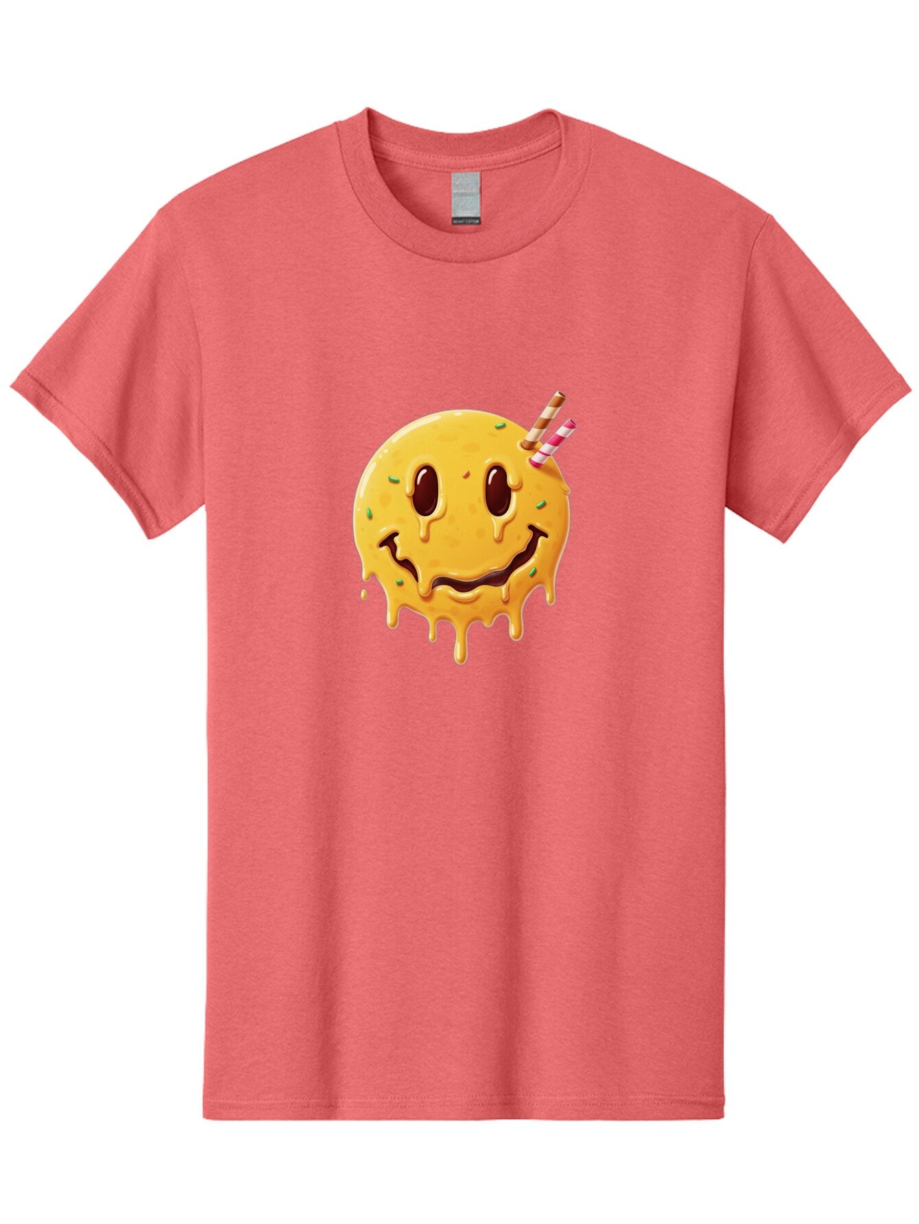 Melting-Smiley-Face-1 Men'S Graphic Tee, 100% Cotton, Comfortable Casual Summer Wear, Machine Washable, Vintage Camera, Old Camera, Antique Camera, Black Camera, Classic Photography, Photography Equipment, Nostalgic Device, Film Camera, Bam871 11