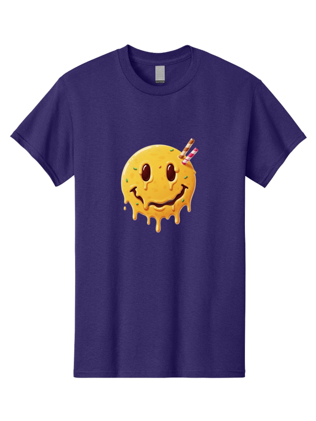 Melting-Smiley-Face-1 Men'S Graphic Tee, 100% Cotton, Comfortable Casual Summer Wear, Machine Washable, Vintage Camera, Old Camera, Antique Camera, Black Camera, Classic Photography, Photography Equipment, Nostalgic Device, Film Camera, Bam871 14
