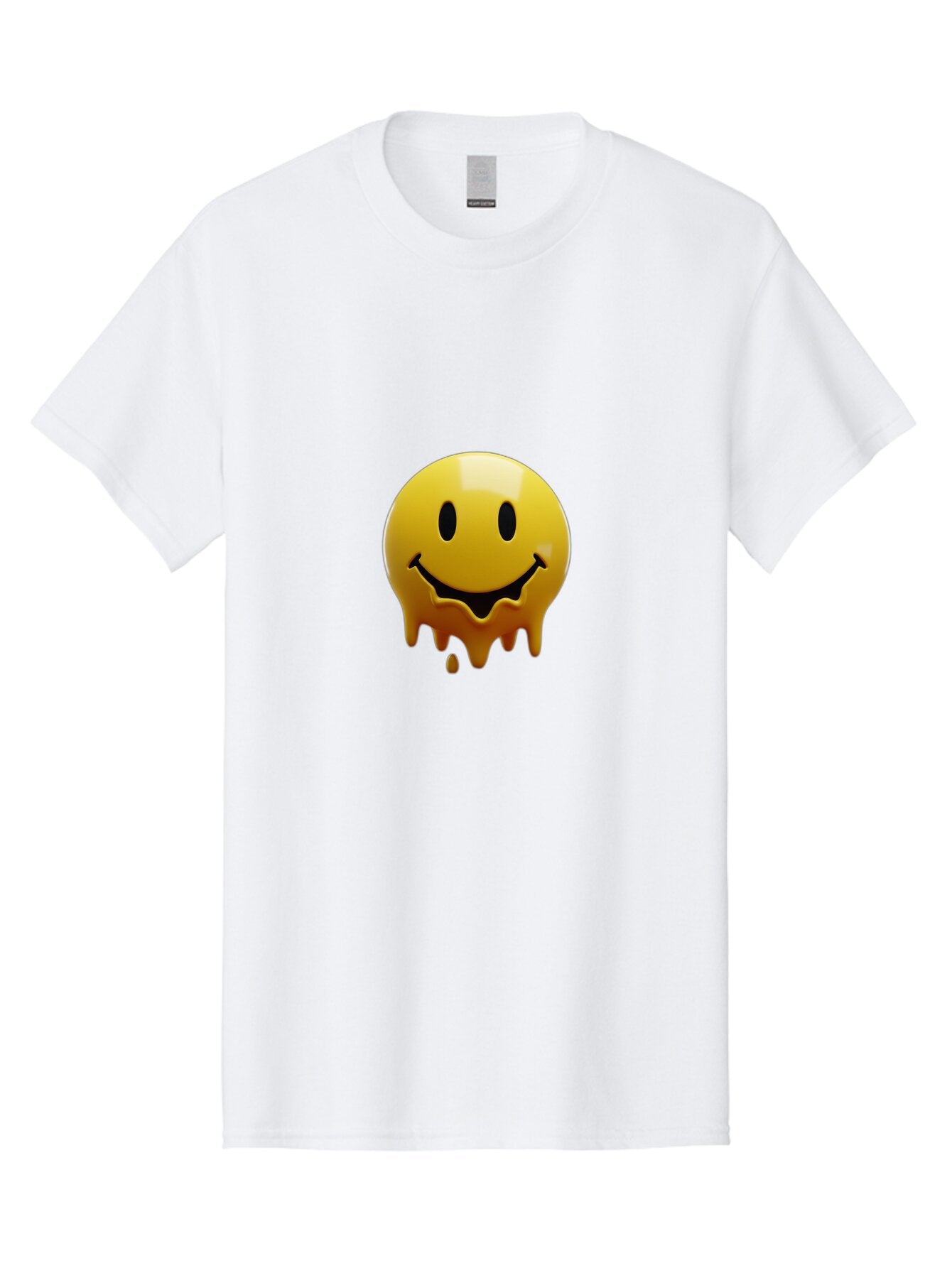 Melting-Smiley-Face Men'S Graphic Tee, 100% Cotton, Comfortable Casual Summer Wear, Machine Washable, Vintage Camera, Old Camera, Antique Camera, Black Camera, Classic Photography, Photography Equipment, Nostalgic Device, Film Camera, Bam872 10