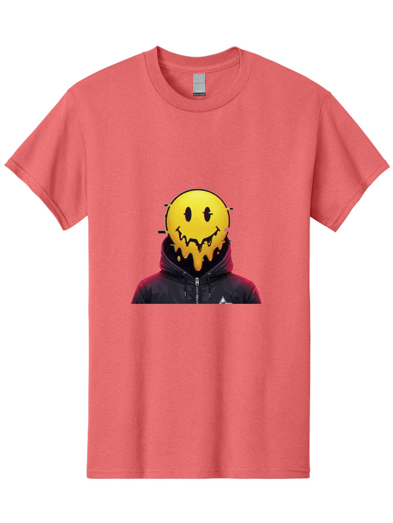 Melting-Smiley-Hoodie Men'S Graphic Tee, 100% Cotton, Comfortable Casual Summer Wear, Machine Washable, Vintage Camera, Old Camera, Antique Camera, Black Camera, Classic Photography, Photography Equipment, Nostalgic Device, Film Camera, Bam873 13