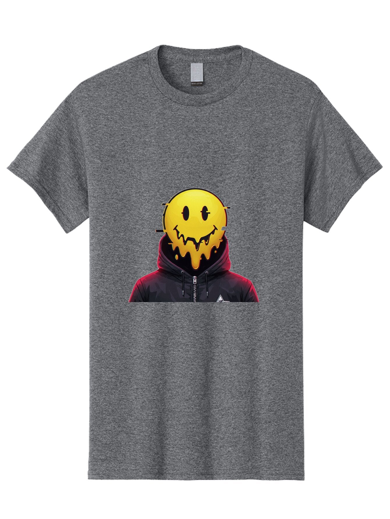 Melting-Smiley-Hoodie Men'S Graphic Tee, 100% Cotton, Comfortable Casual Summer Wear, Machine Washable, Vintage Camera, Old Camera, Antique Camera, Black Camera, Classic Photography, Photography Equipment, Nostalgic Device, Film Camera, Bam873 14