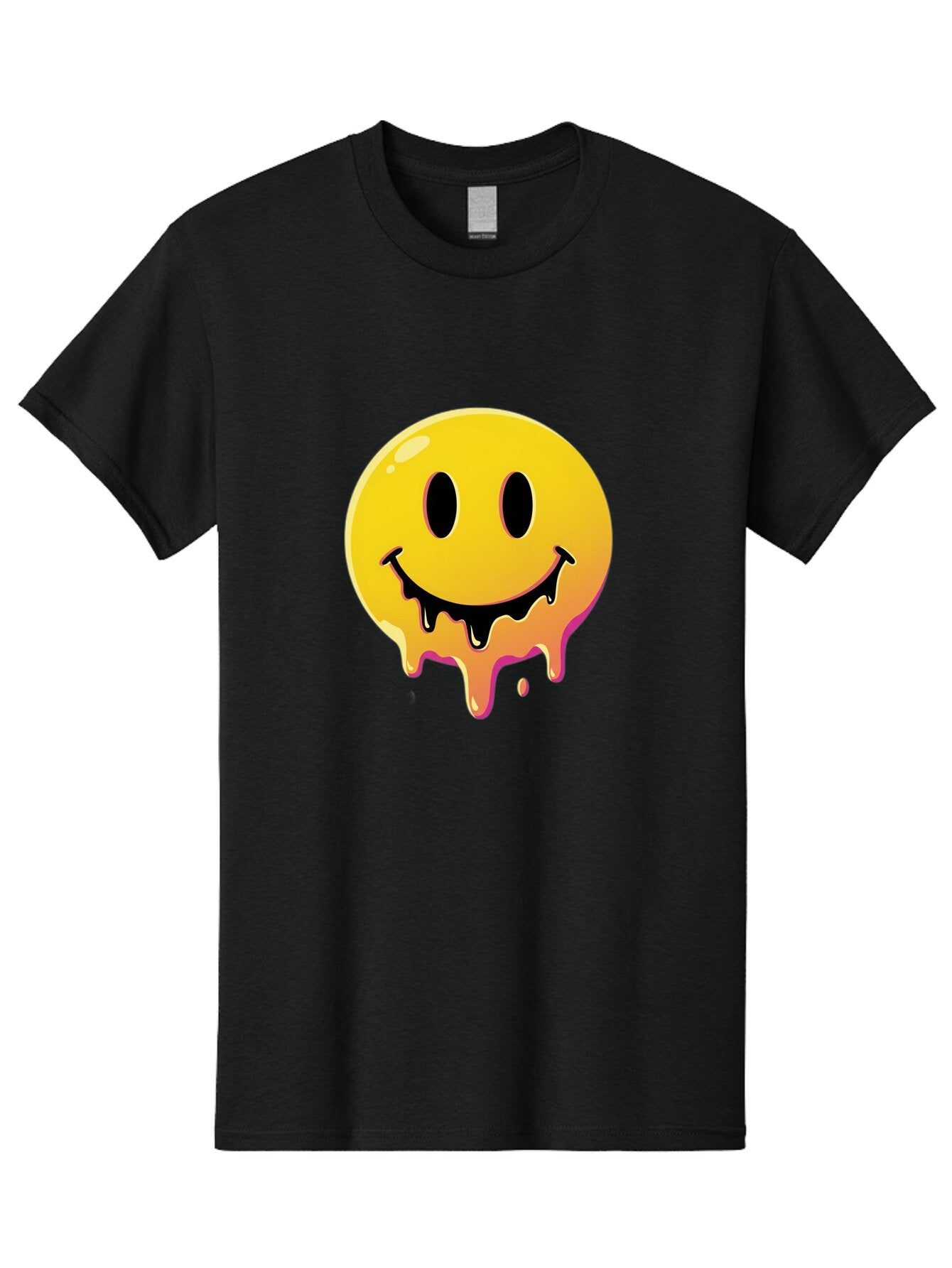Melting-Smiley Men'S Graphic Tee, 100% Cotton, Comfortable Casual Summer Wear, Machine Washable, Vintage Camera, Old Camera, Antique Camera, Black Camera, Classic Photography, Photography Equipment, Nostalgic Device, Film Camera, Camera Art Bam874 12