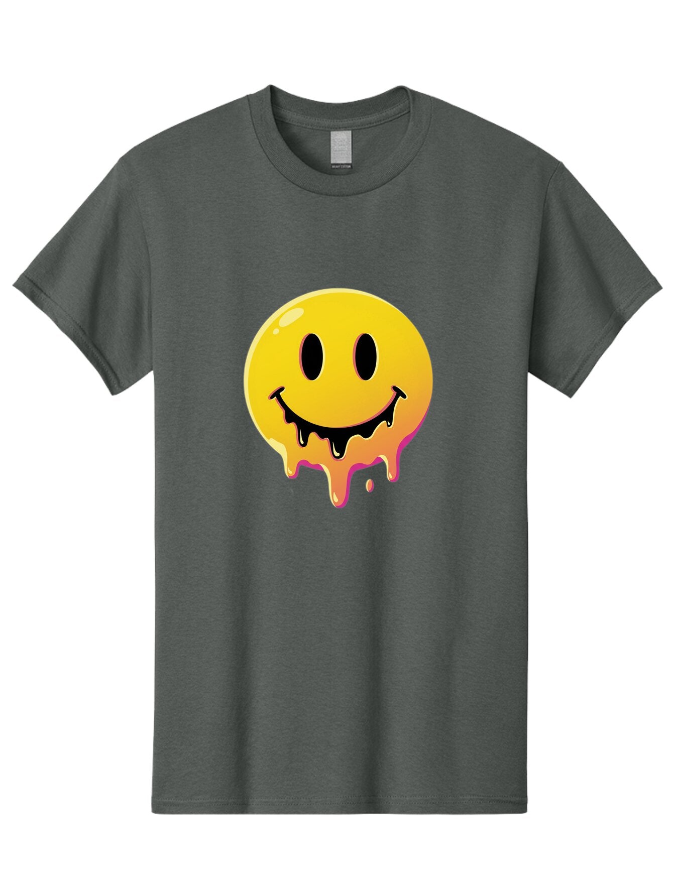 Melting-Smiley Men'S Graphic Tee, 100% Cotton, Comfortable Casual Summer Wear, Machine Washable, Vintage Camera, Old Camera, Antique Camera, Black Camera, Classic Photography, Photography Equipment, Nostalgic Device, Film Camera, Camera Art Bam874 10
