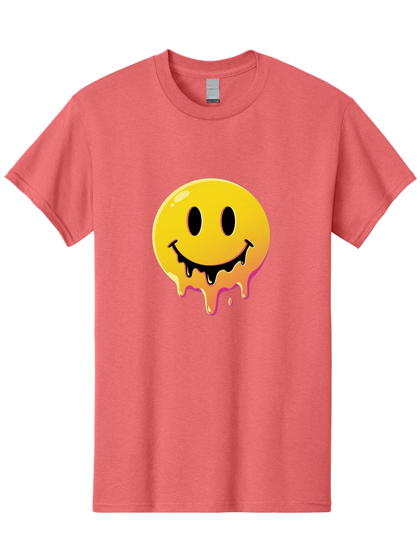 Melting-Smiley Men'S Graphic Tee, 100% Cotton, Comfortable Casual Summer Wear, Machine Washable, Vintage Camera, Old Camera, Antique Camera, Black Camera, Classic Photography, Photography Equipment, Nostalgic Device, Film Camera, Camera Art Bam874 8