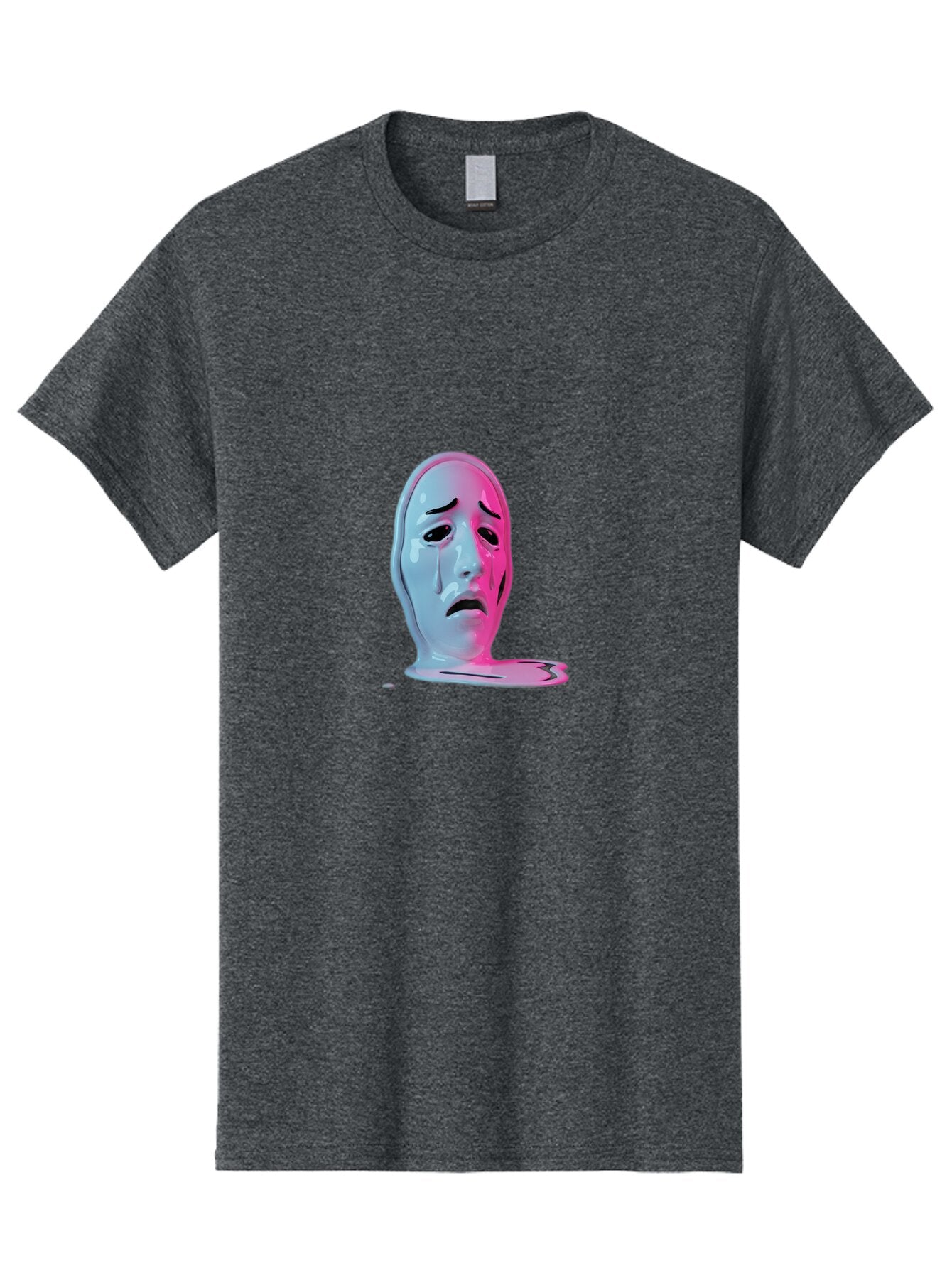 Melting-Tragedy-Mask Men'S Graphic Tee, 100% Cotton, Comfortable Casual Summer Wear, Machine Washable, Vintage Camera, Old Camera, Antique Camera, Black Camera, Classic Photography, Photography Equipment, Nostalgic Device, Film Camera, Bam875 9