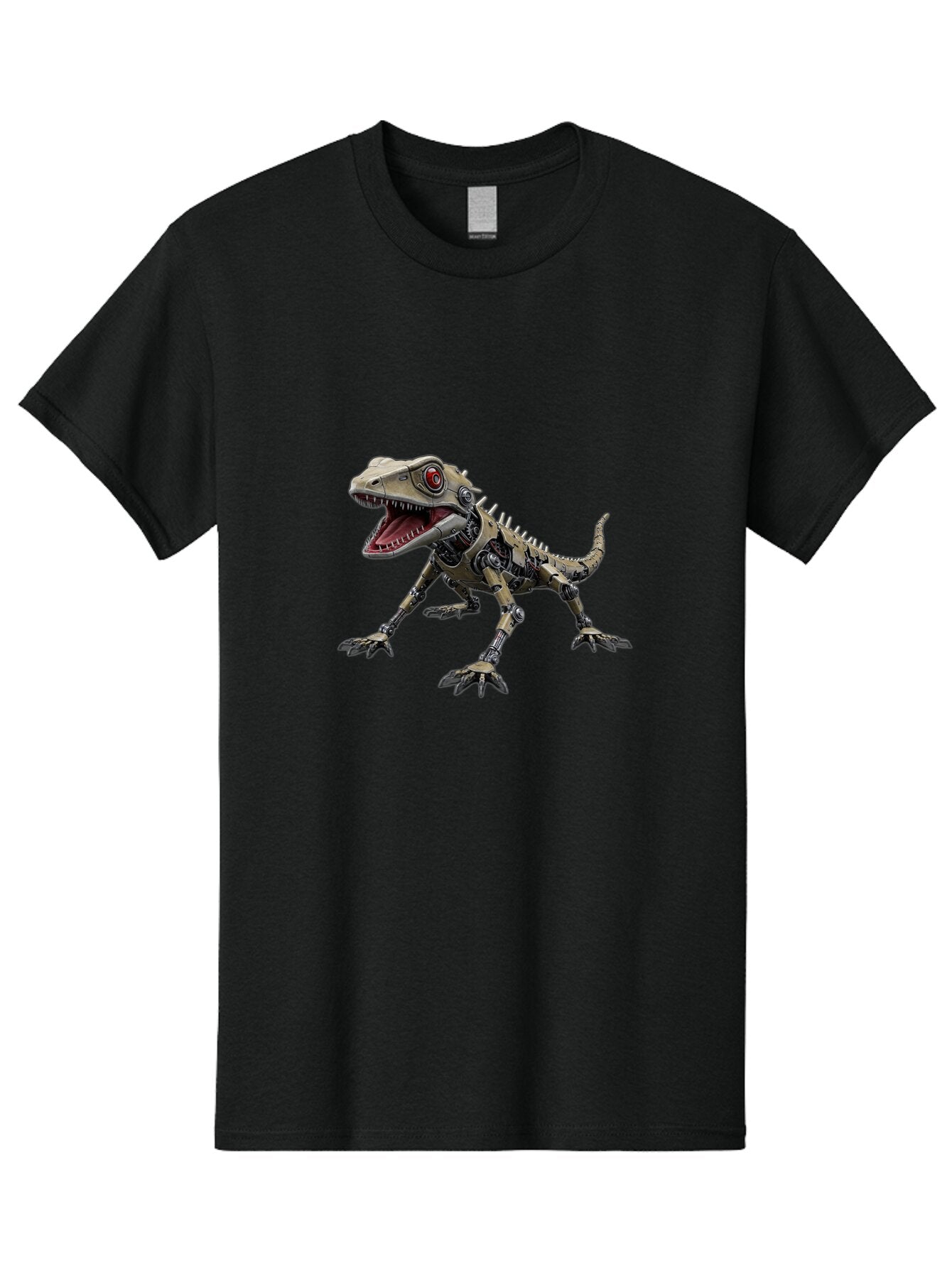 Metal-Dinosaur Men'S Graphic Tee, 100% Cotton, Comfortable Casual Summer Wear, Machine Washable, Vintage Camera, Old Camera, Antique Camera, Black Camera, Classic Photography, Photography Equipment, Nostalgic Device, Film Camera, Camera Art Bam878 3