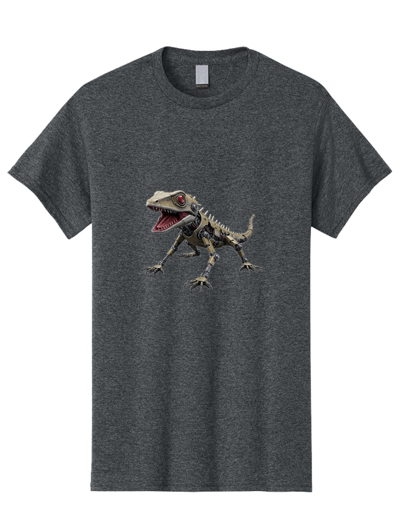 Metal-Dinosaur Men'S Graphic Tee, 100% Cotton, Comfortable Casual Summer Wear, Machine Washable, Vintage Camera, Old Camera, Antique Camera, Black Camera, Classic Photography, Photography Equipment, Nostalgic Device, Film Camera, Camera Art Bam878 8
