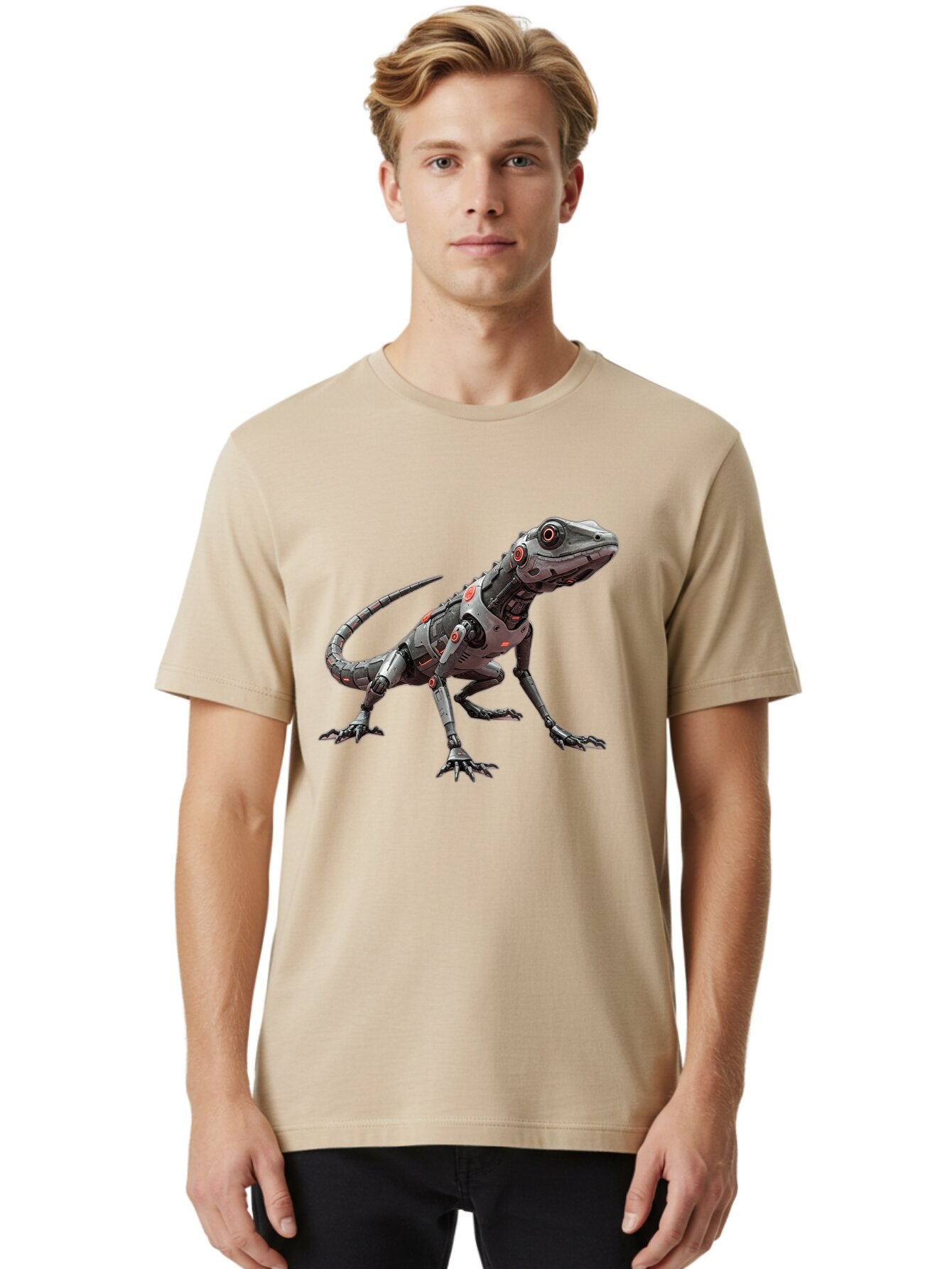 Metallic-Lizard Men'S Graphic Tee, 100% Cotton, Comfortable Casual Summer Wear, Machine Washable, Vintage Camera, Old Camera, Antique Camera, Black Camera, Classic Photography, Photography Equipment, Nostalgic Device, Film Camera, Camera Art Bam880 18