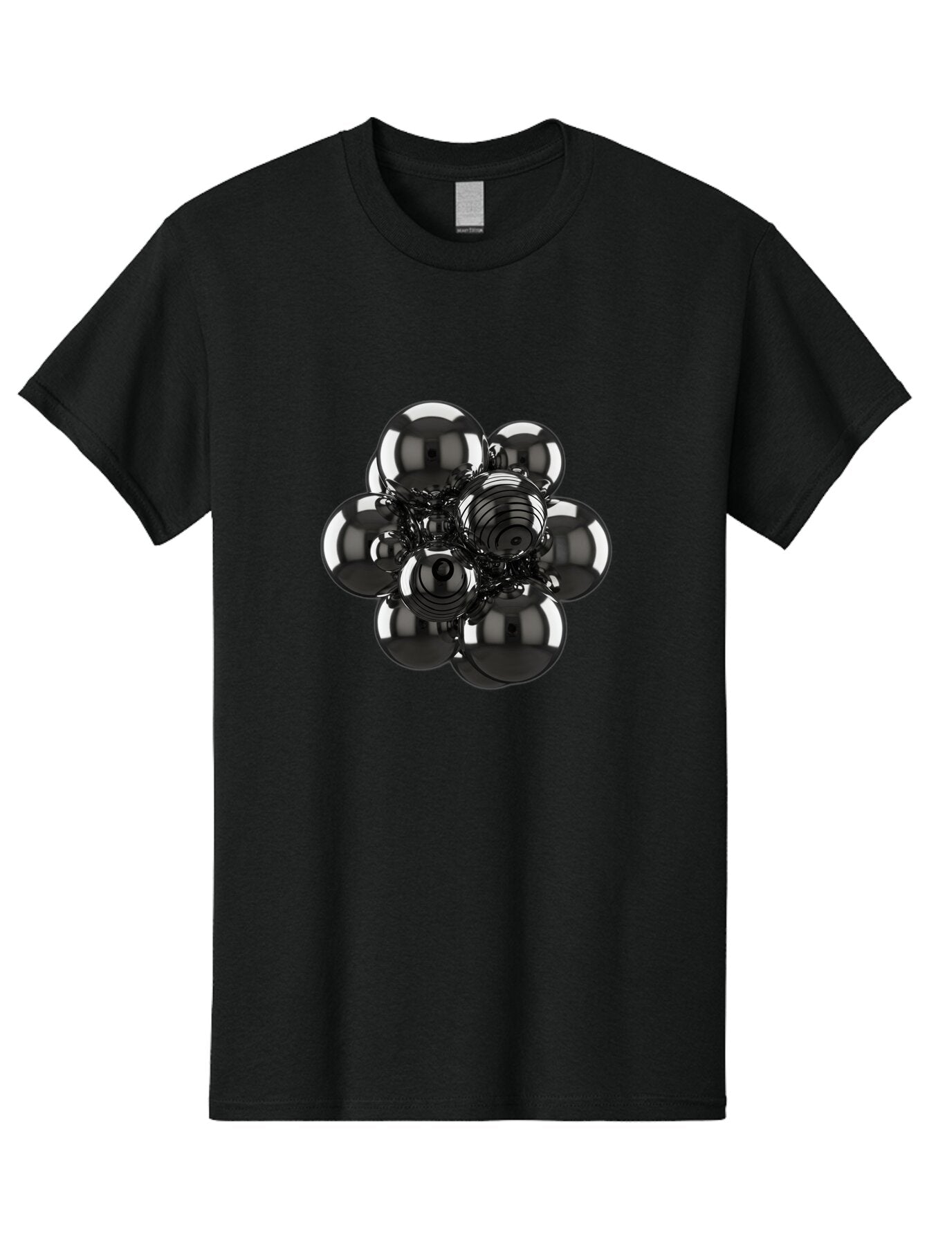 Metallic-Spheres-Cluster Men'S Graphic Tee, 100% Cotton, Comfortable Casual Summer Wear, Machine Washable, Vintage Camera, Old Camera, Antique Camera, Black Camera, Classic Photography, Photography Equipment, Nostalgic Device, Film Camera, Bam881 4
