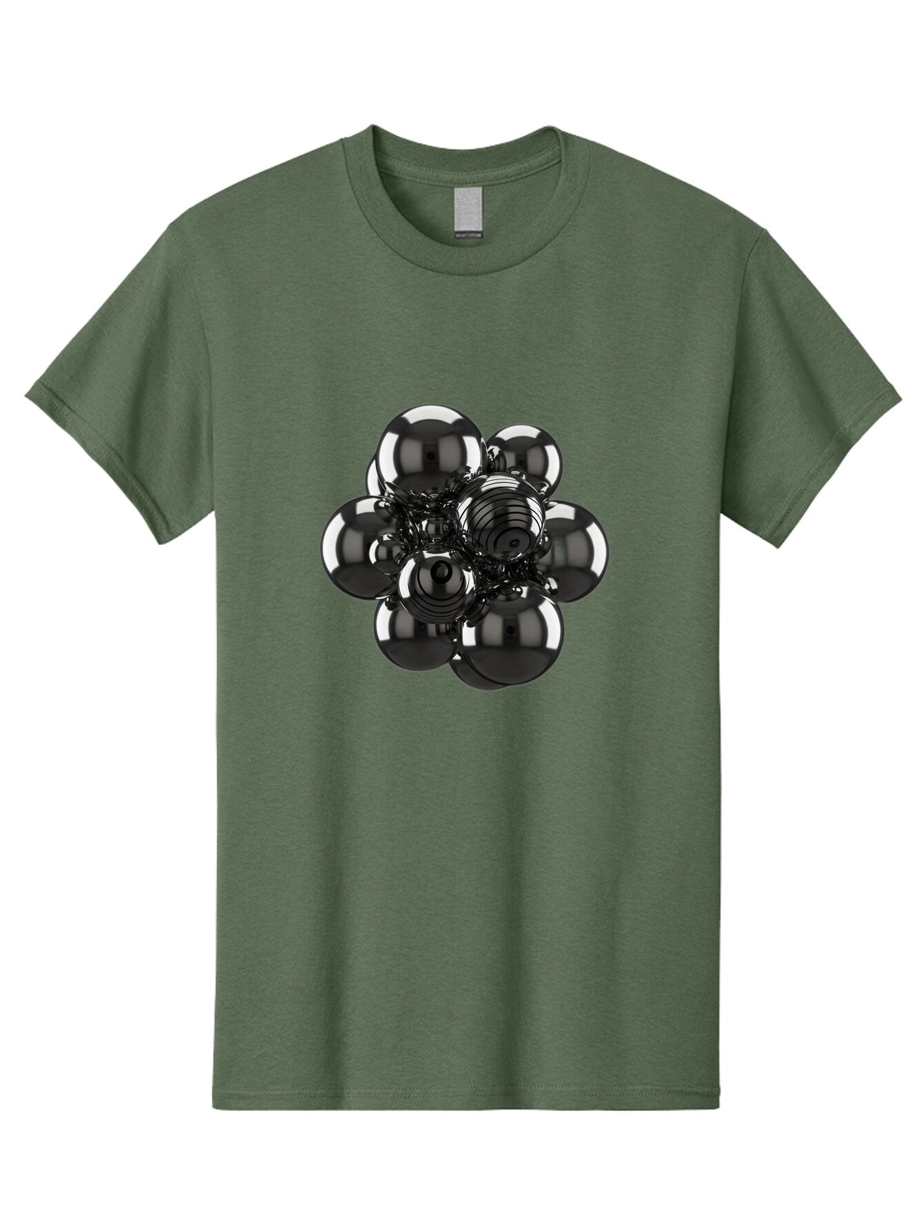Metallic-Spheres-Cluster Men'S Graphic Tee, 100% Cotton, Comfortable Casual Summer Wear, Machine Washable, Vintage Camera, Old Camera, Antique Camera, Black Camera, Classic Photography, Photography Equipment, Nostalgic Device, Film Camera, Bam881