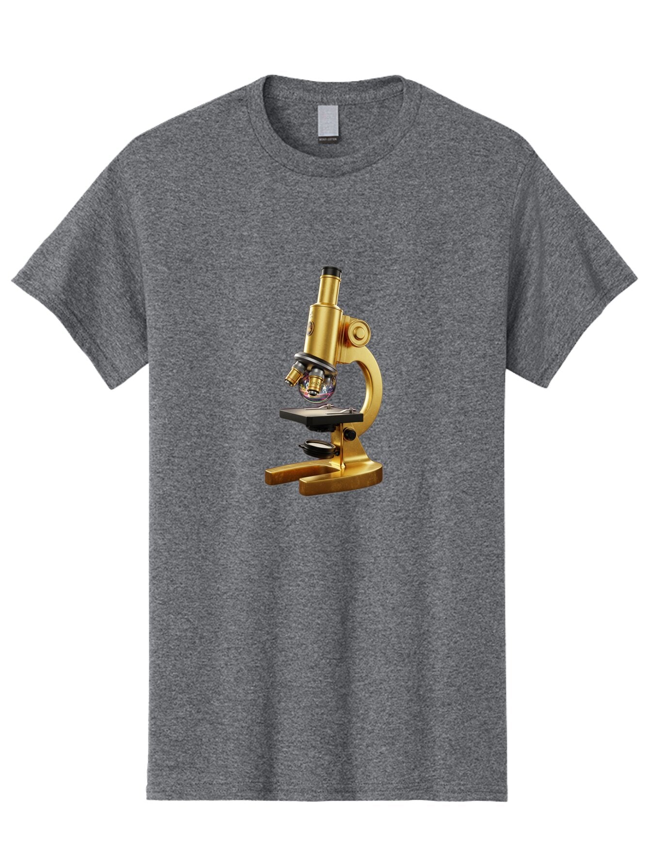 Microscope-1 Men'S Graphic Tee, 100% Cotton, Comfortable Casual Summer Wear, Machine Washable, Vintage Camera, Old Camera, Antique Camera, Black Camera, Classic Photography, Photography Equipment, Nostalgic Device, Film Camera, Camera Art Bam883 11