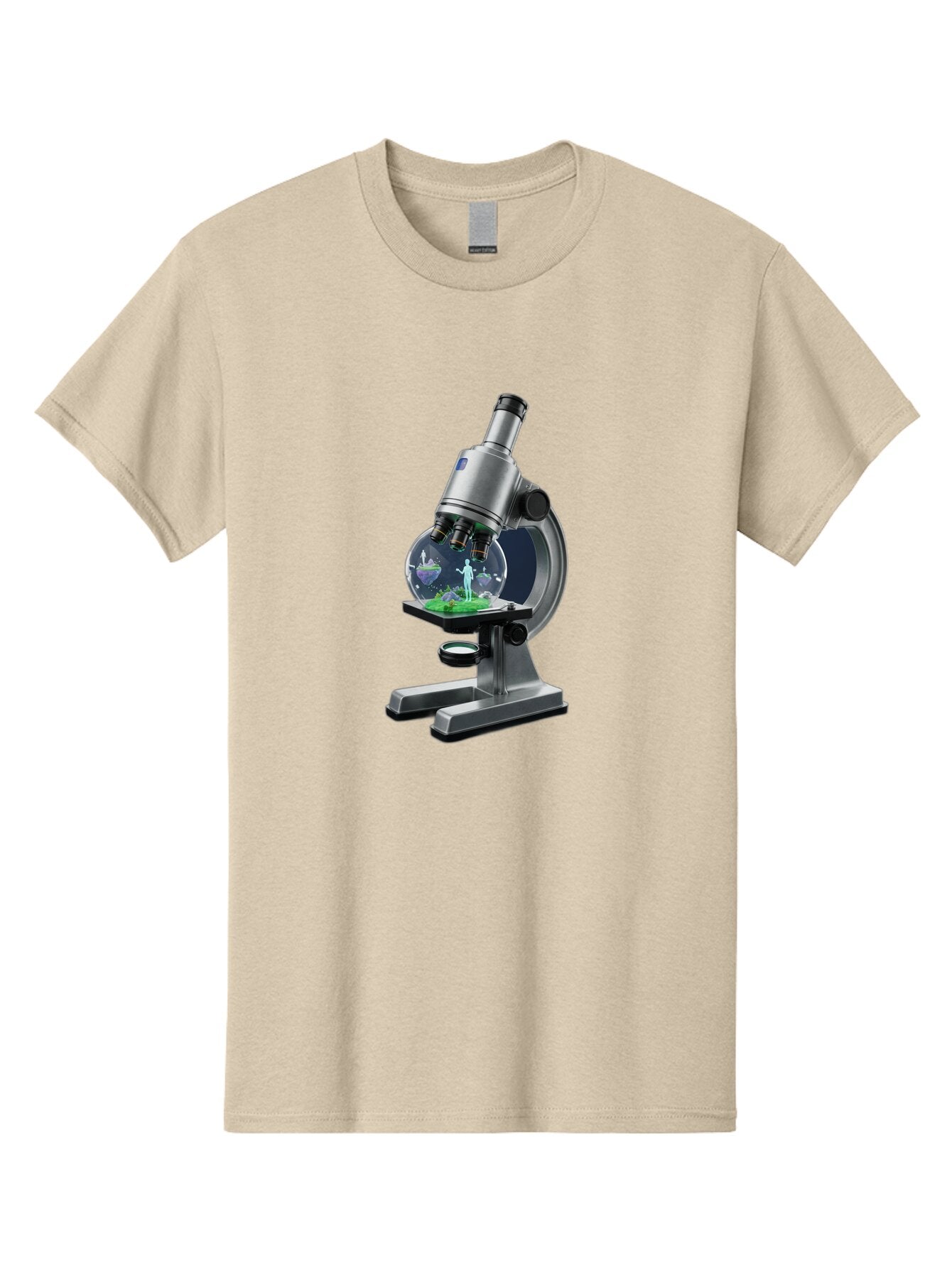 Microscope Men'S Graphic Tee, 100% Cotton, Comfortable Casual Summer Wear, Machine Washable, Vintage Camera, Old Camera, Antique Camera, Black Camera, Classic Photography, Photography Equipment, Nostalgic Device, Film Camera, Camera Art Bam884 4
