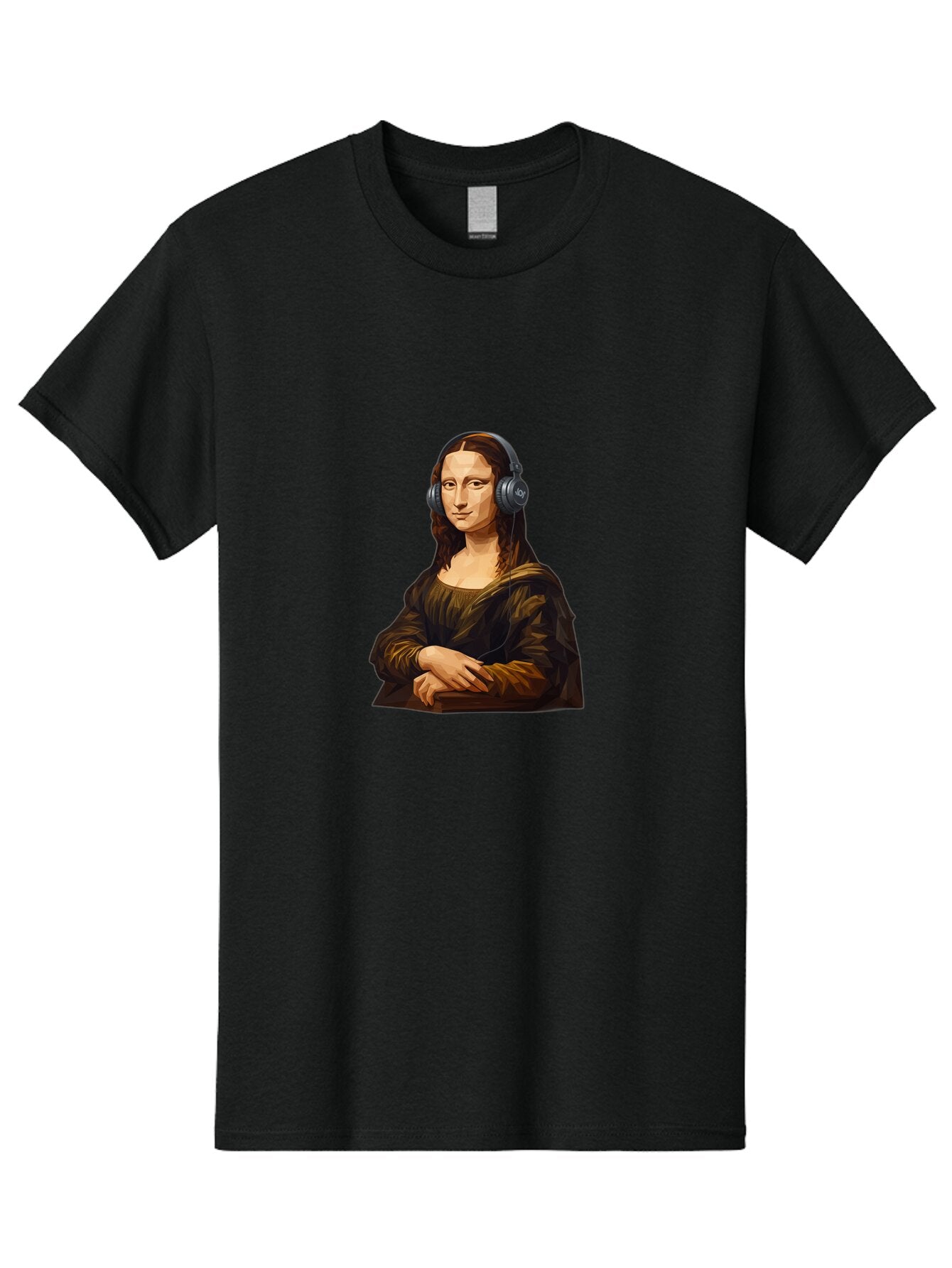 Mona-Lisa-1 Men'S Graphic Tee, 100% Cotton, Comfortable Casual Summer Wear, Machine Washable, Vintage Camera, Old Camera, Antique Camera, Black Camera, Classic Photography, Photography Equipment, Nostalgic Device, Film Camera, Camera Art Bam896 6