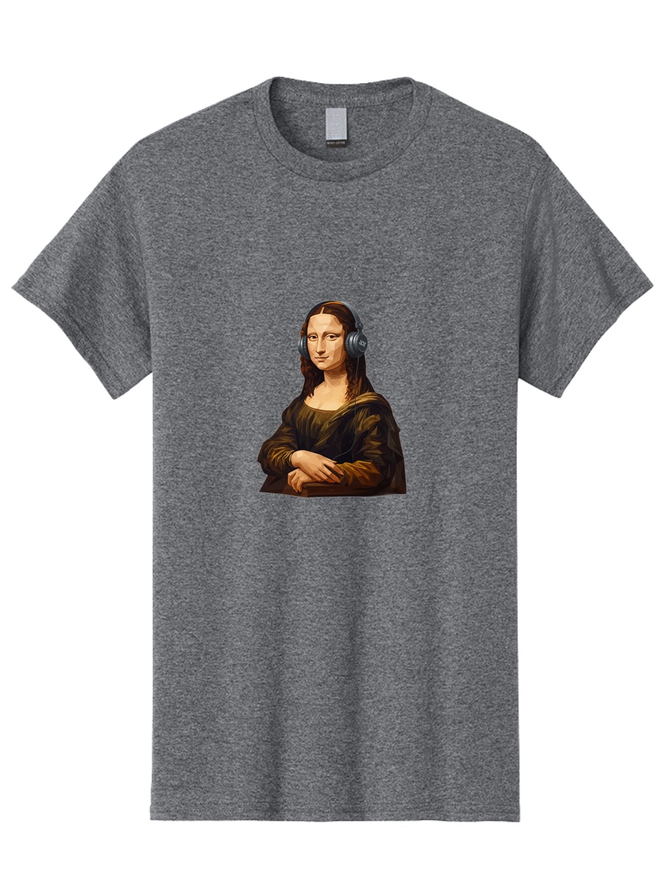 Mona-Lisa-1 Men'S Graphic Tee, 100% Cotton, Comfortable Casual Summer Wear, Machine Washable, Vintage Camera, Old Camera, Antique Camera, Black Camera, Classic Photography, Photography Equipment, Nostalgic Device, Film Camera, Camera Art Bam896 5