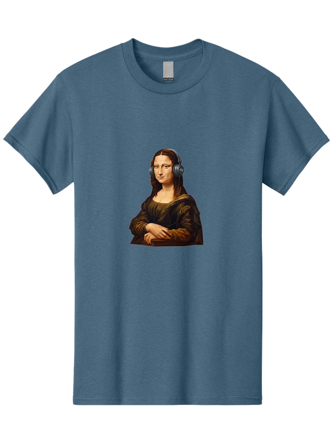 Mona-Lisa-1 Men'S Graphic Tee, 100% Cotton, Comfortable Casual Summer Wear, Machine Washable, Vintage Camera, Old Camera, Antique Camera, Black Camera, Classic Photography, Photography Equipment, Nostalgic Device, Film Camera, Camera Art Bam896 4