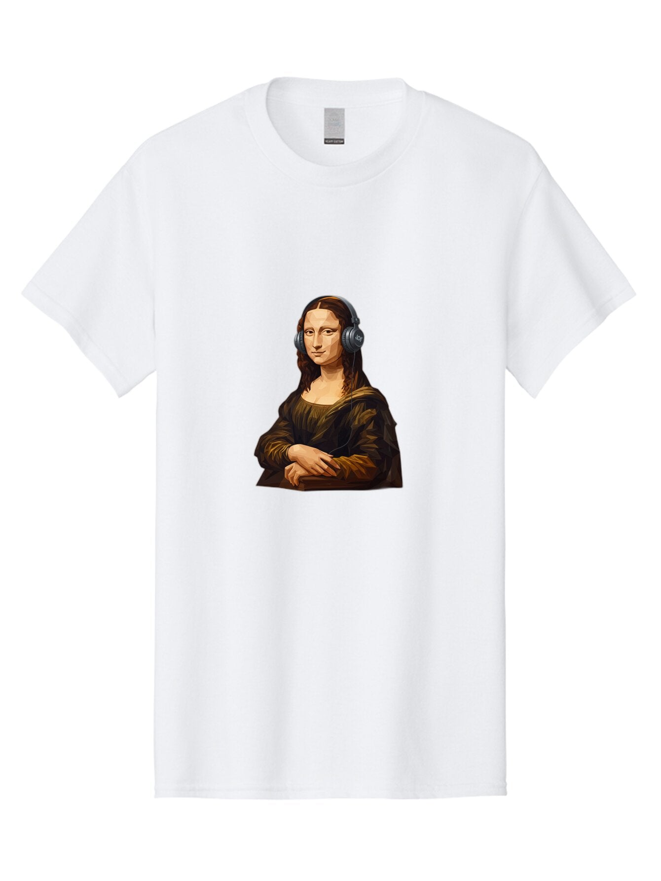 Mona-Lisa-1 Men'S Graphic Tee, 100% Cotton, Comfortable Casual Summer Wear, Machine Washable, Vintage Camera, Old Camera, Antique Camera, Black Camera, Classic Photography, Photography Equipment, Nostalgic Device, Film Camera, Camera Art Bam896 12
