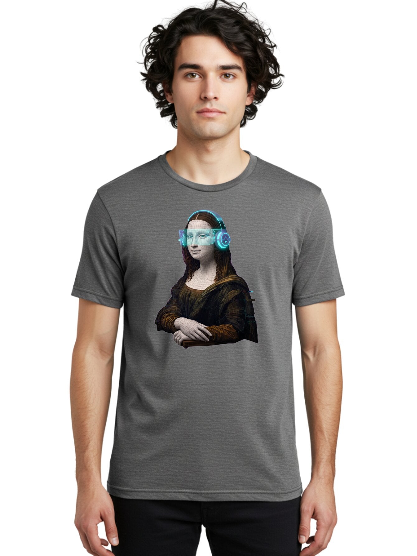 Mona-Lisa-2 Men'S Graphic Tee, 100% Cotton, Comfortable Casual Summer Wear, Machine Washable, Vintage Camera, Old Camera, Antique Camera, Black Camera, Classic Photography, Photography Equipment, Nostalgic Device, Film Camera, Camera Art Bam897 30