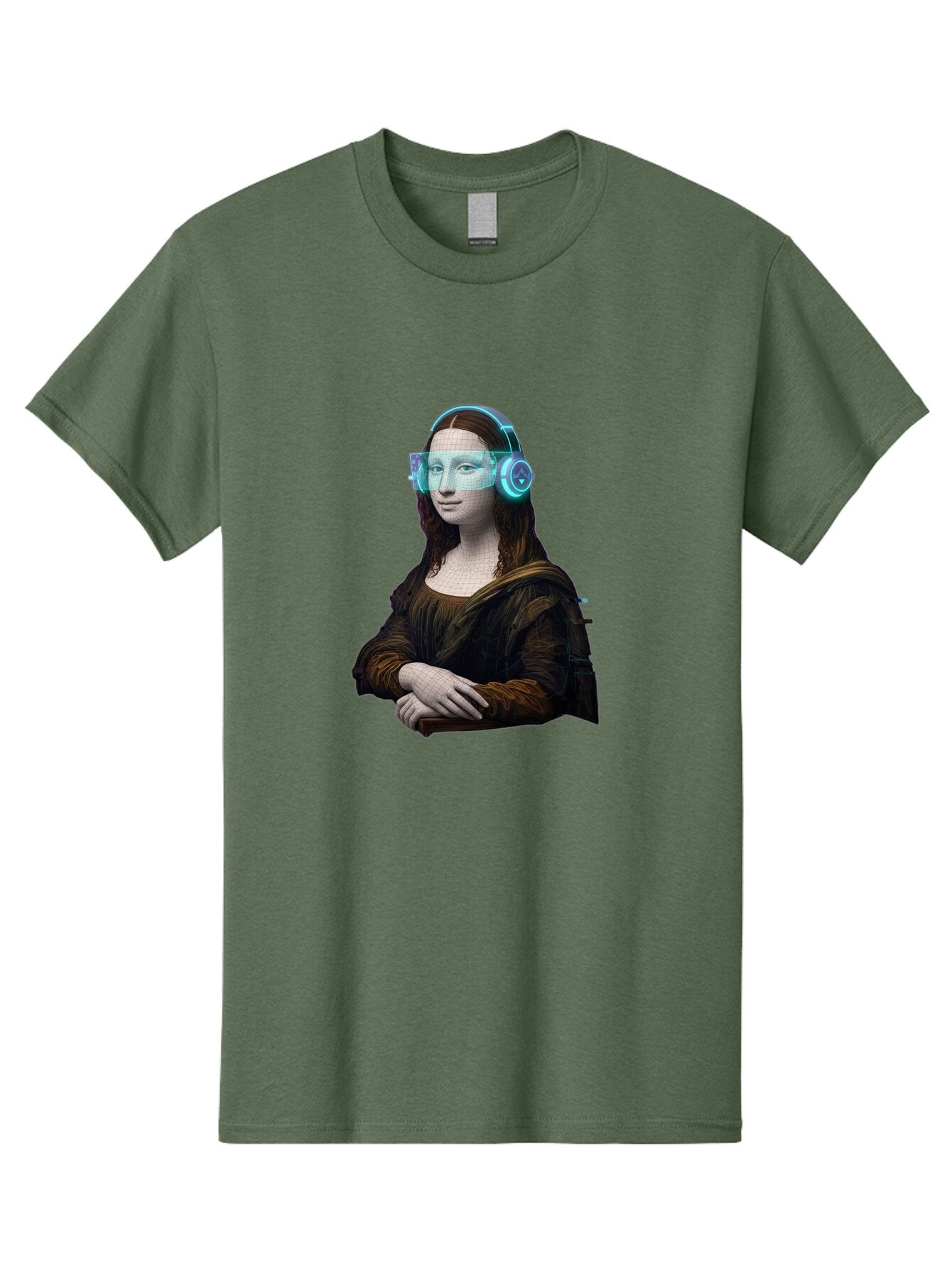 Mona-Lisa-2 Men'S Graphic Tee, 100% Cotton, Comfortable Casual Summer Wear, Machine Washable, Vintage Camera, Old Camera, Antique Camera, Black Camera, Classic Photography, Photography Equipment, Nostalgic Device, Film Camera, Camera Art Bam897 9