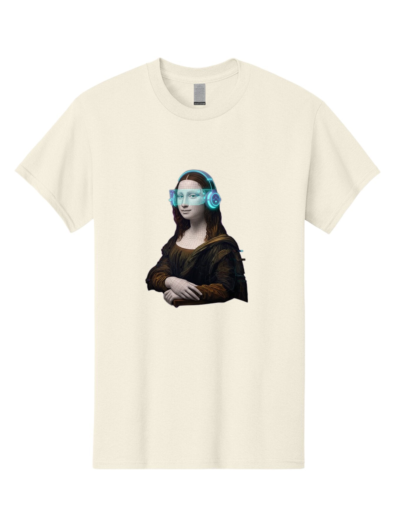 Mona-Lisa-2 Men'S Graphic Tee, 100% Cotton, Comfortable Casual Summer Wear, Machine Washable, Vintage Camera, Old Camera, Antique Camera, Black Camera, Classic Photography, Photography Equipment, Nostalgic Device, Film Camera, Camera Art Bam897
