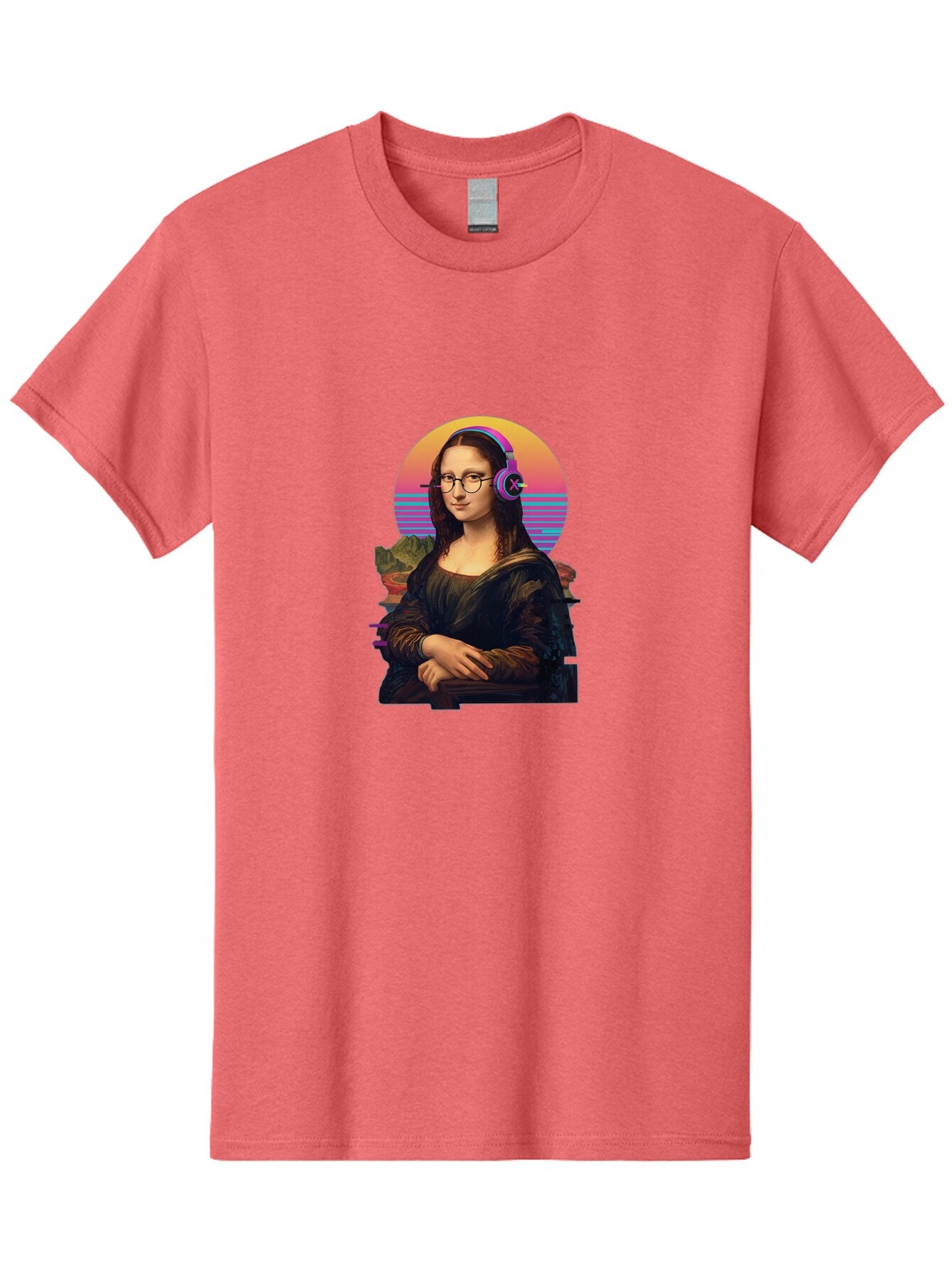 Mona-Lisa-3 Men'S Graphic Tee, 100% Cotton, Comfortable Casual Summer Wear, Machine Washable, Vintage Camera, Old Camera, Antique Camera, Black Camera, Classic Photography, Photography Equipment, Nostalgic Device, Film Camera, Camera Art Bam898 12