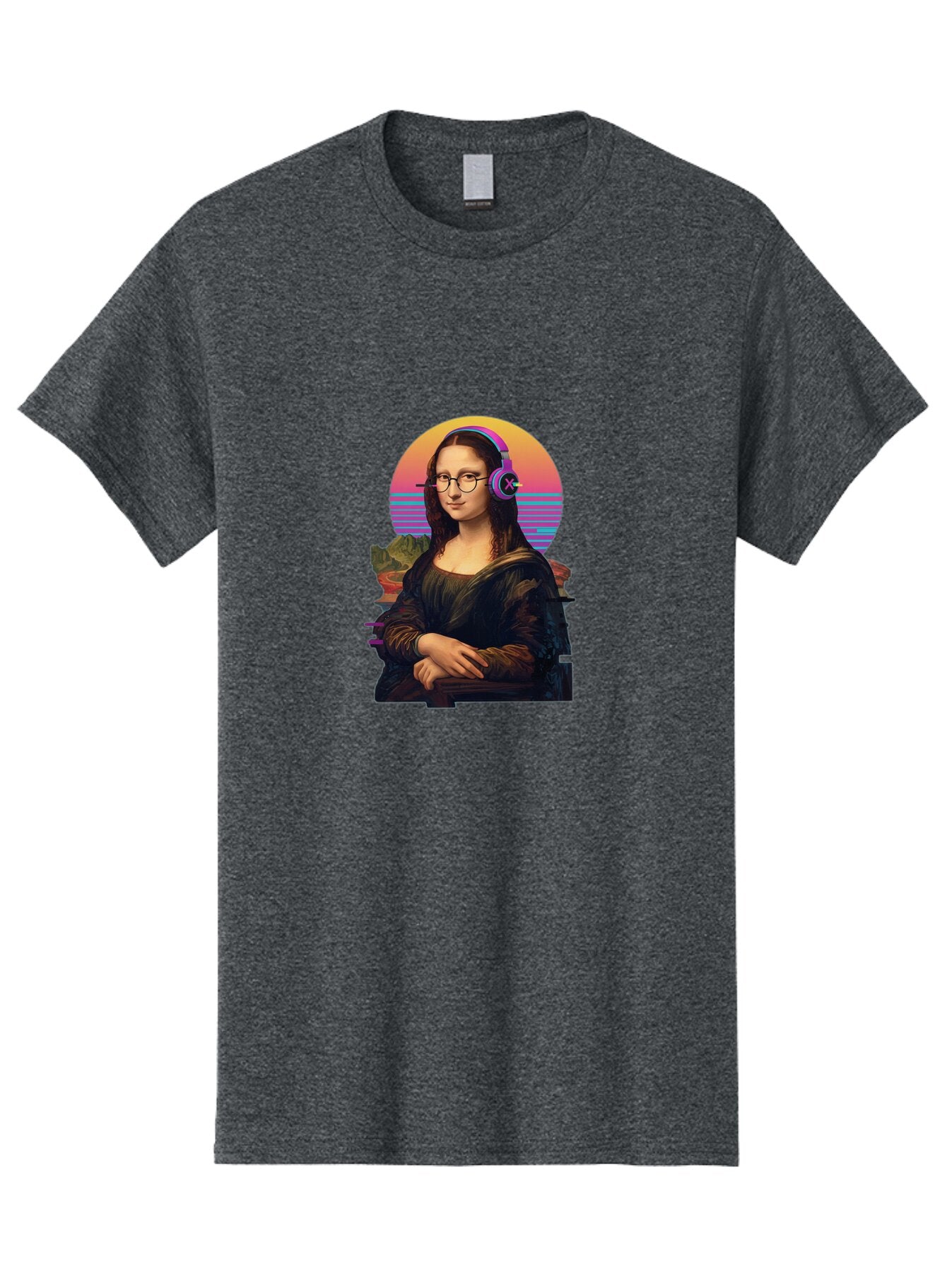 Mona-Lisa-3 Men'S Graphic Tee, 100% Cotton, Comfortable Casual Summer Wear, Machine Washable, Vintage Camera, Old Camera, Antique Camera, Black Camera, Classic Photography, Photography Equipment, Nostalgic Device, Film Camera, Camera Art Bam898 14