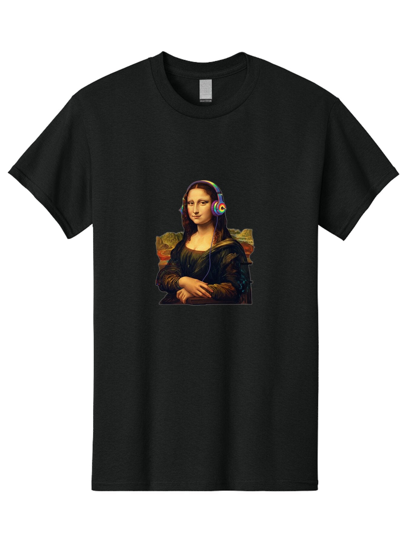 Mona-Lisa-4 Men'S Graphic Tee, 100% Cotton, Comfortable Casual Summer Wear, Machine Washable, Vintage Camera, Old Camera, Antique Camera, Black Camera, Classic Photography, Photography Equipment, Nostalgic Device, Film Camera, Camera Art Bam899 10